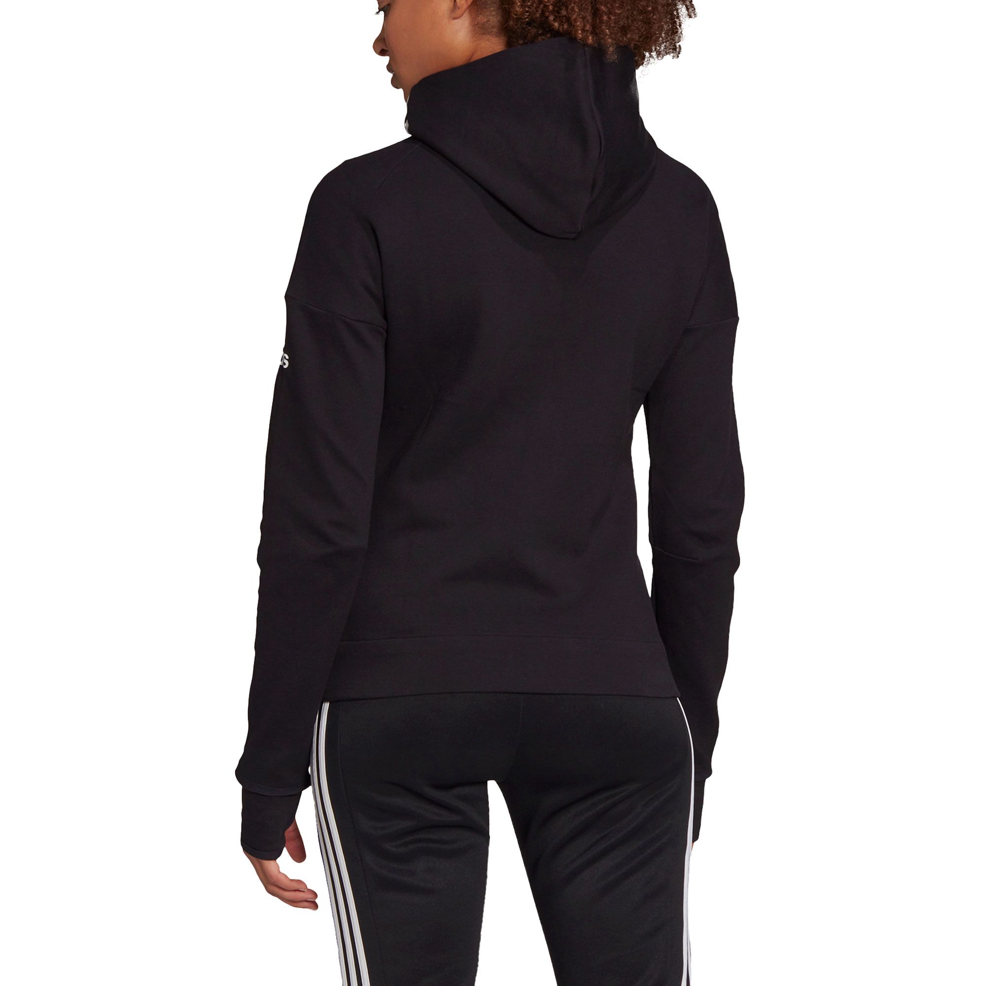 Chaqueta de Paseo con Capucha ZNE Mujer Negro - Fútbol Factory