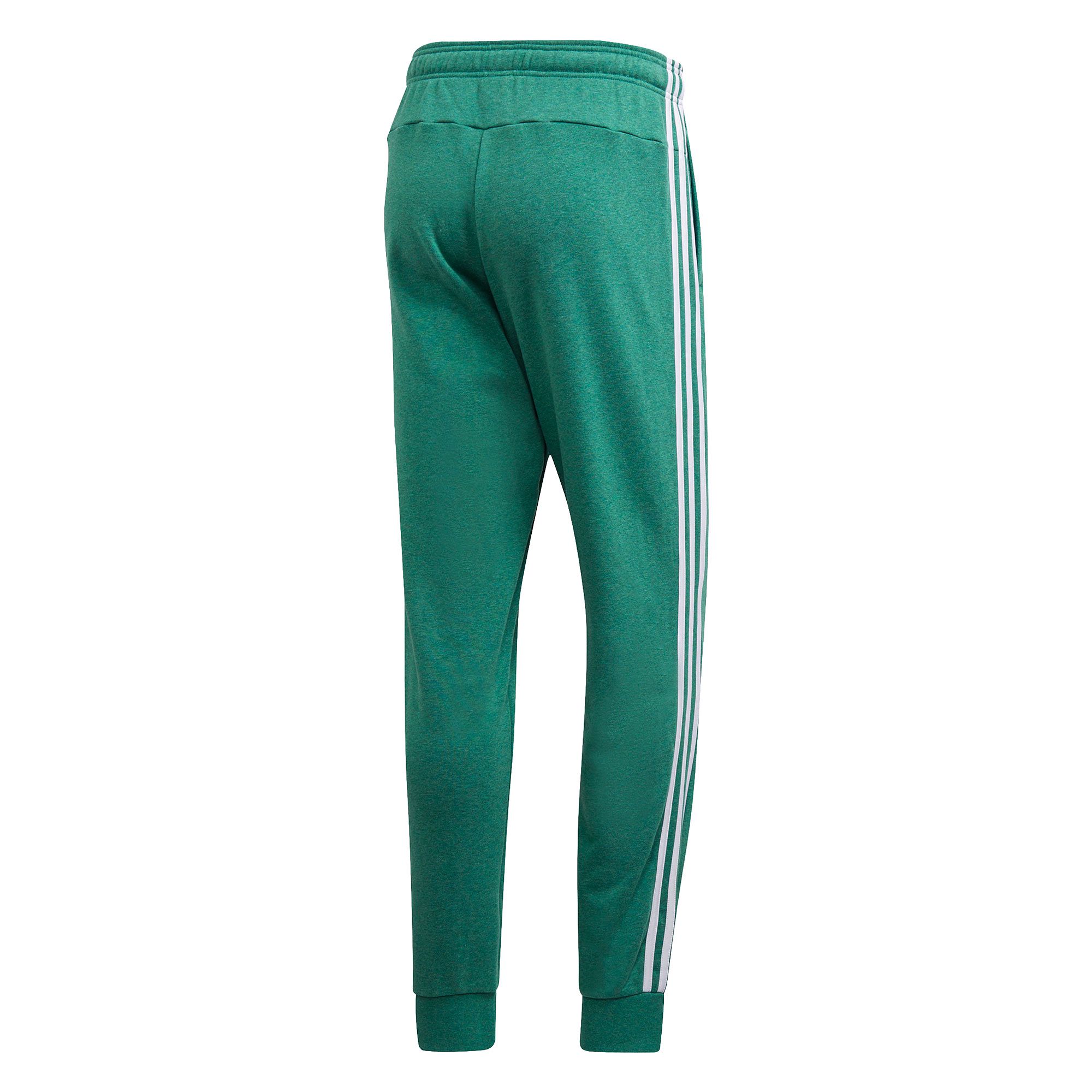 Pantalón Largo de Paseo Essentials Tapered Cuffed Tres Bandas Verde - Fútbol Factory
