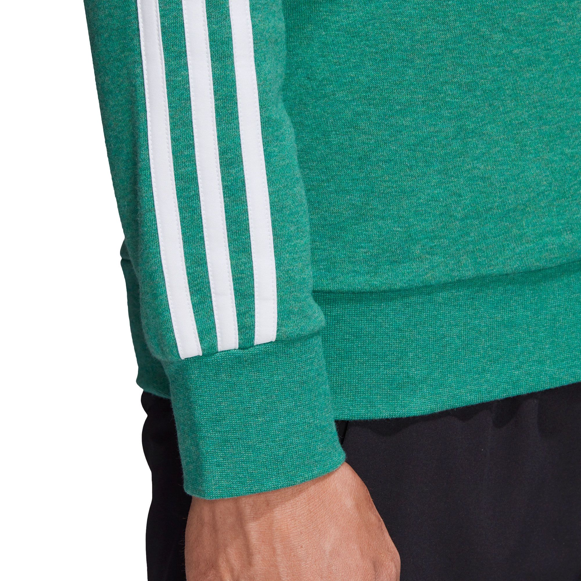 Sudadera de Paseo Essentials Tres Bandas Verde - Fútbol Factory