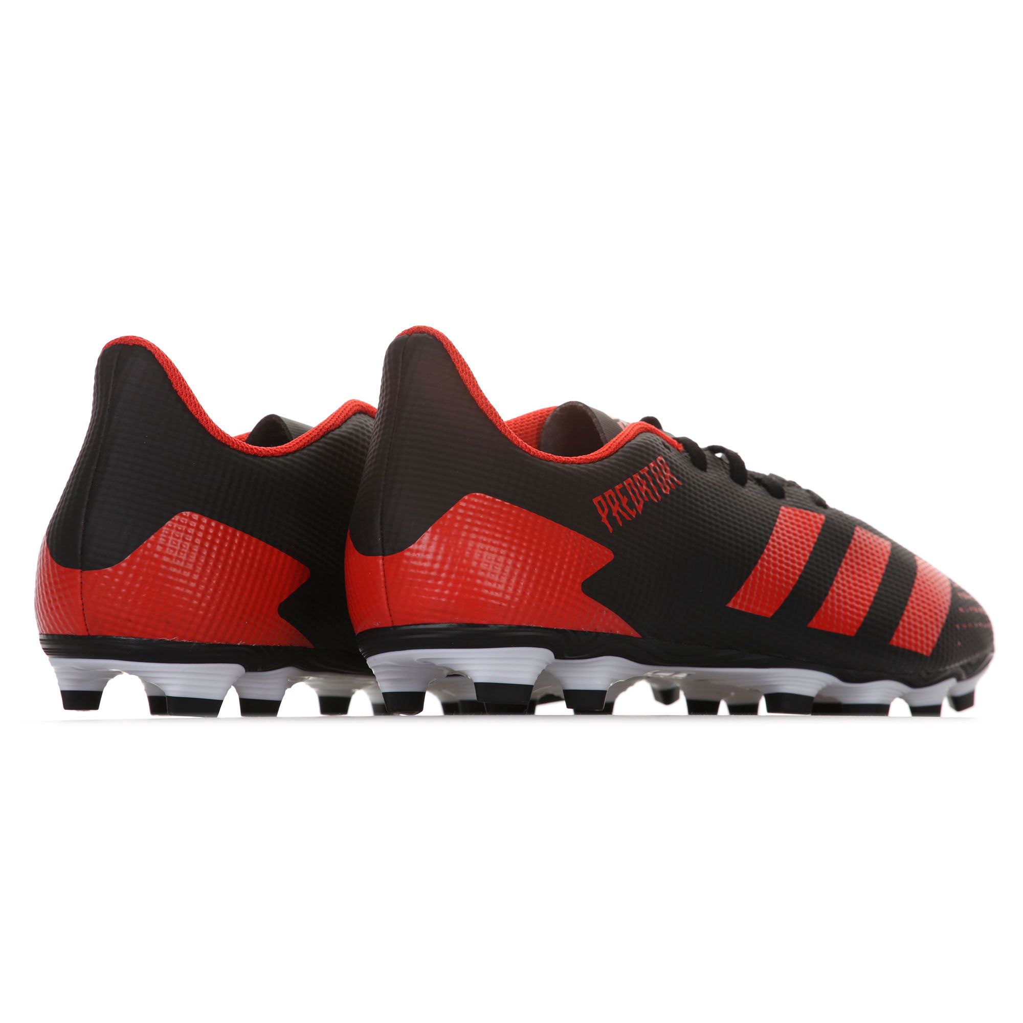 Botas de Fútbol adidas Predator 20.4 FxG Negro Rojo - Fútbol Factory