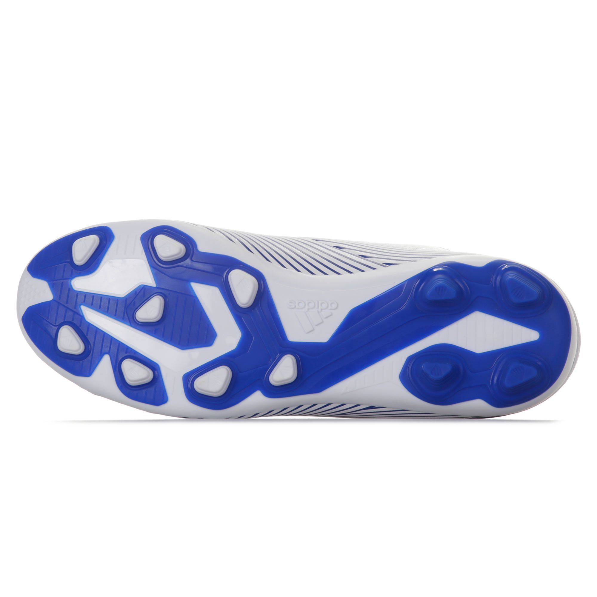 Botas de fútbol adidas Nemeziz 19.4 FxG Junior Blanco Azul - Fútbol Factory