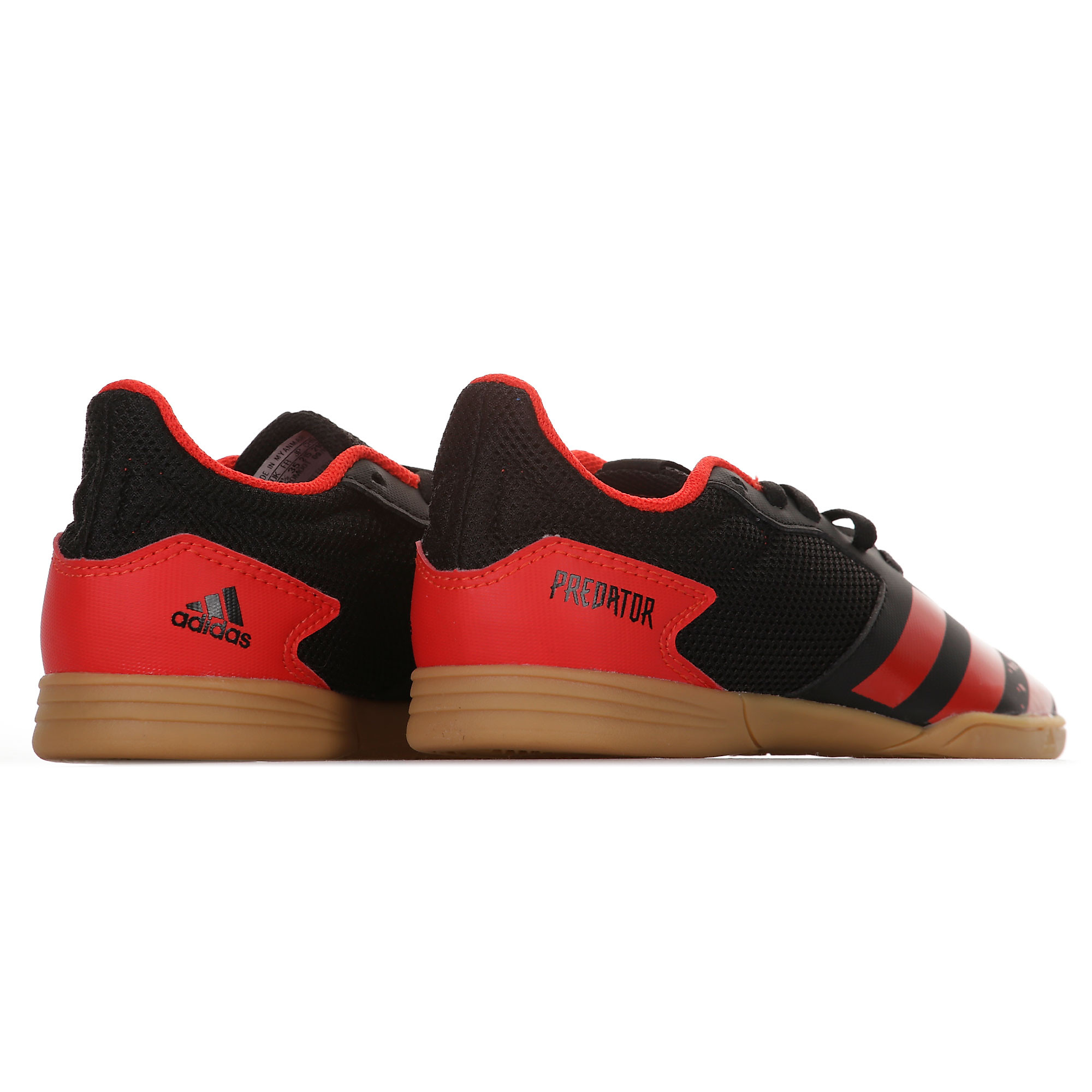 Zapatillas de Fútbol Sala adidas Predator 20.4 IN Negro Rojo - Fútbol Factory