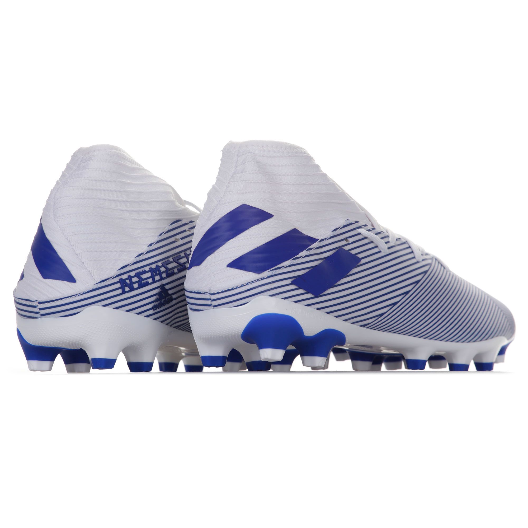 Botas de fútbol adidas Nemeziz 19.3 MG Blanco Azul - Fútbol Factory