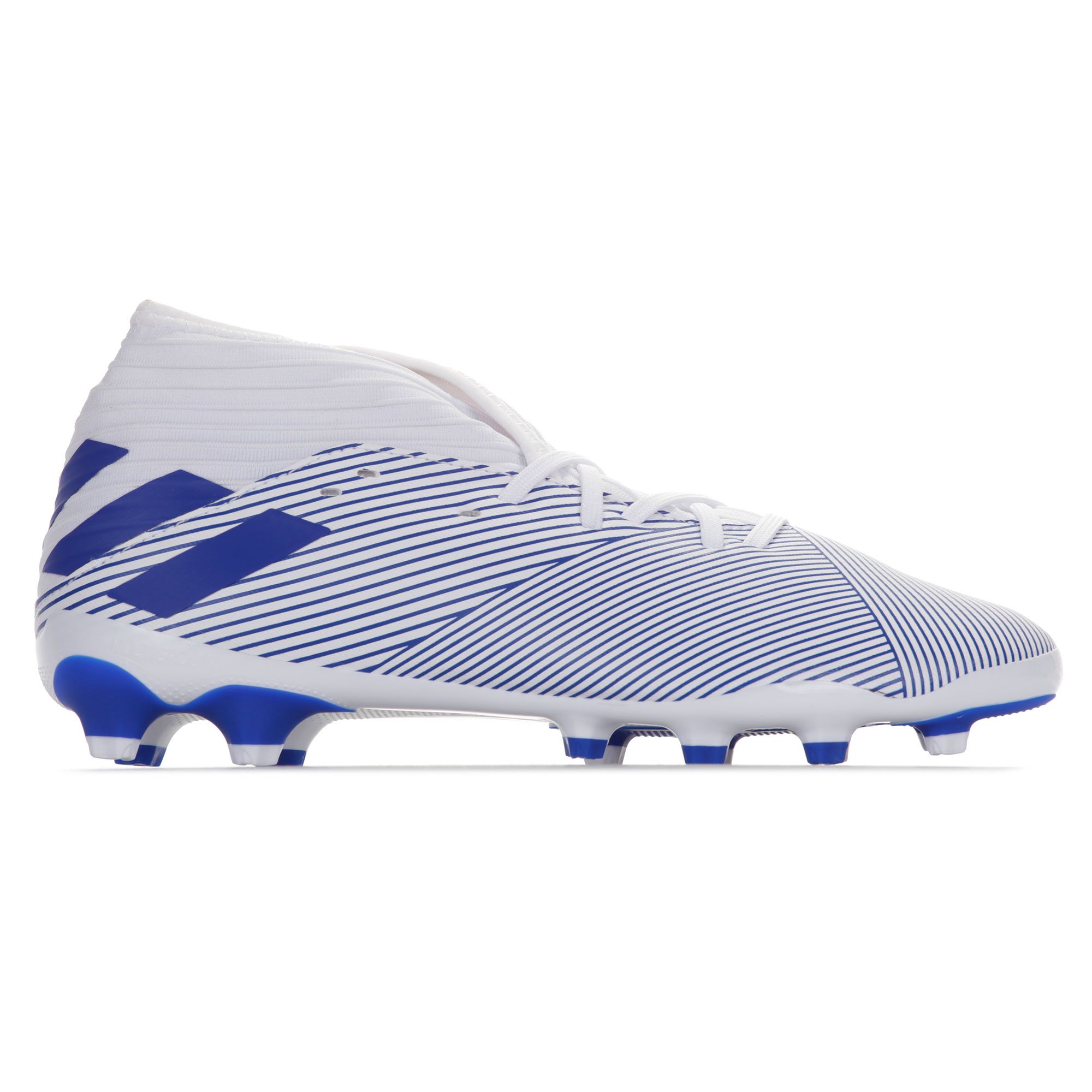 Botas de Futbol Adidas Nemeziz 19.3 MG Junior Blanco Azul