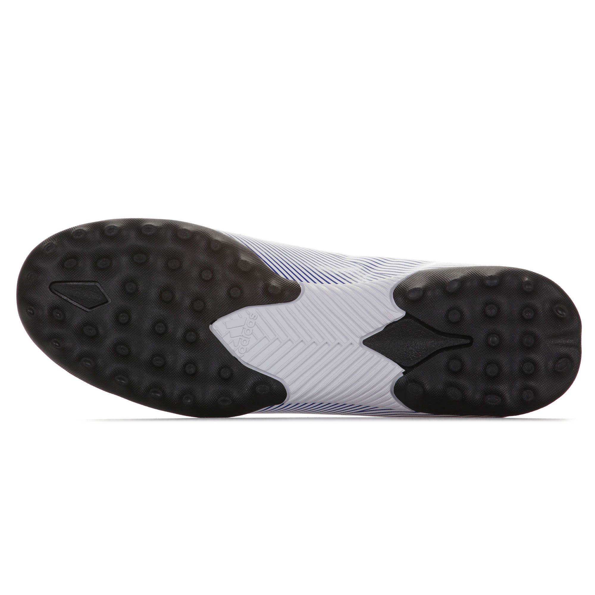 Botas de fútbol adidas Nemeziz 19.3 Multitaco Blanco Azul - Fútbol Factory