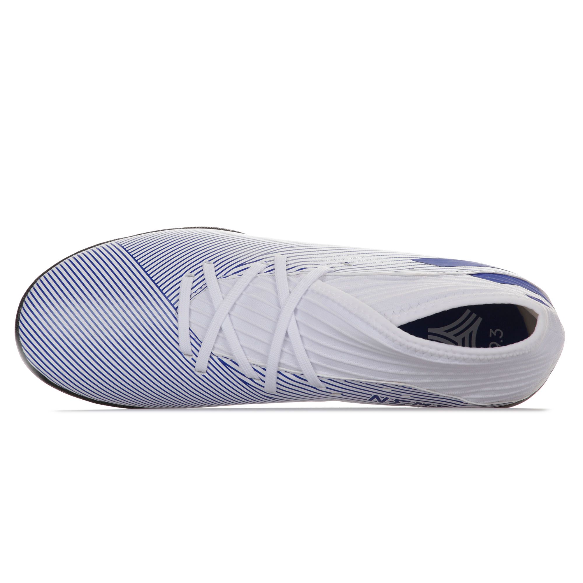 Botas de fútbol adidas Nemeziz 19.3 Multitaco Blanco Azul - Fútbol Factory