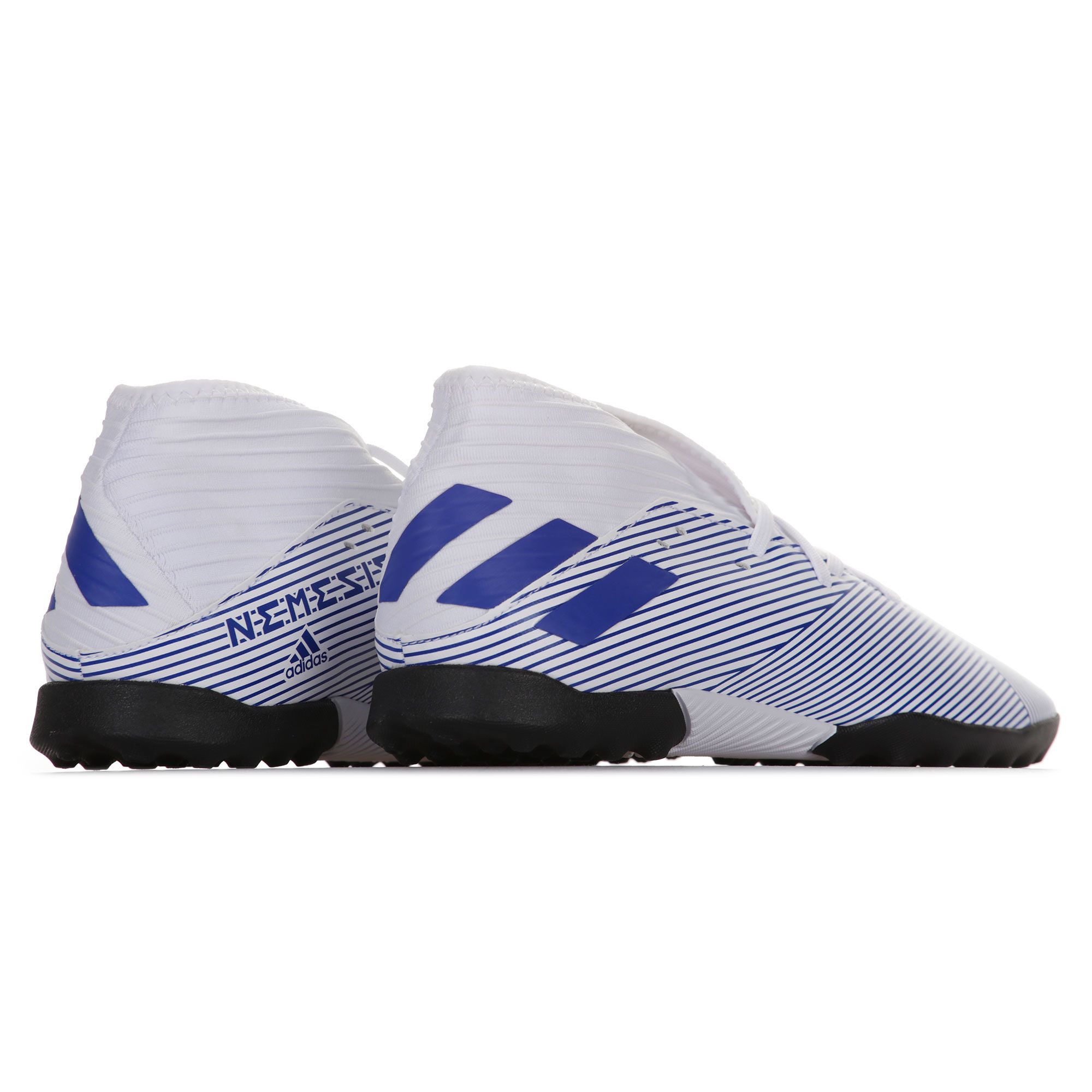 Botas de fútbol adidas Nemeziz 19.3 Multitaco Blanco Azul - Fútbol Factory