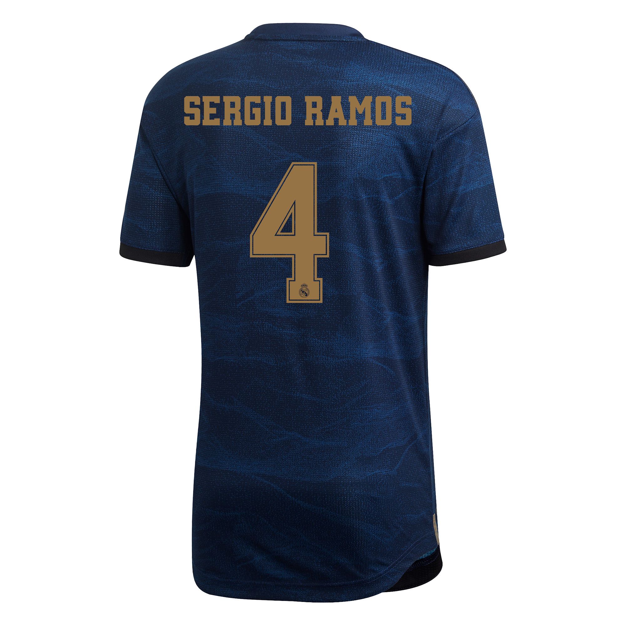 Camiseta 2ª Real Madrid 2019/2020 Authentic Azul Sergio Ramos - Fútbol Factory