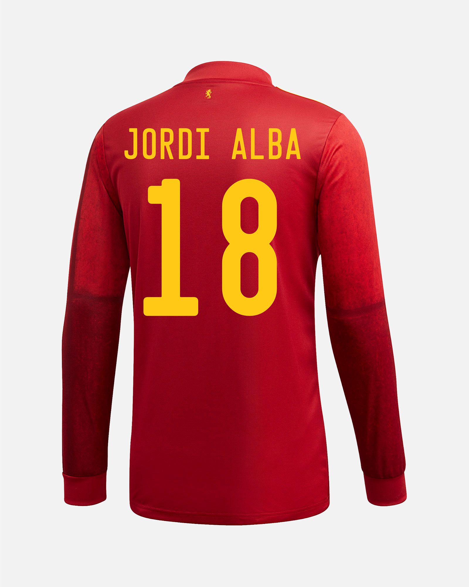 Camiseta 1ª España EURO 2021 Manga Larga Jordi Alba - Fútbol Factory