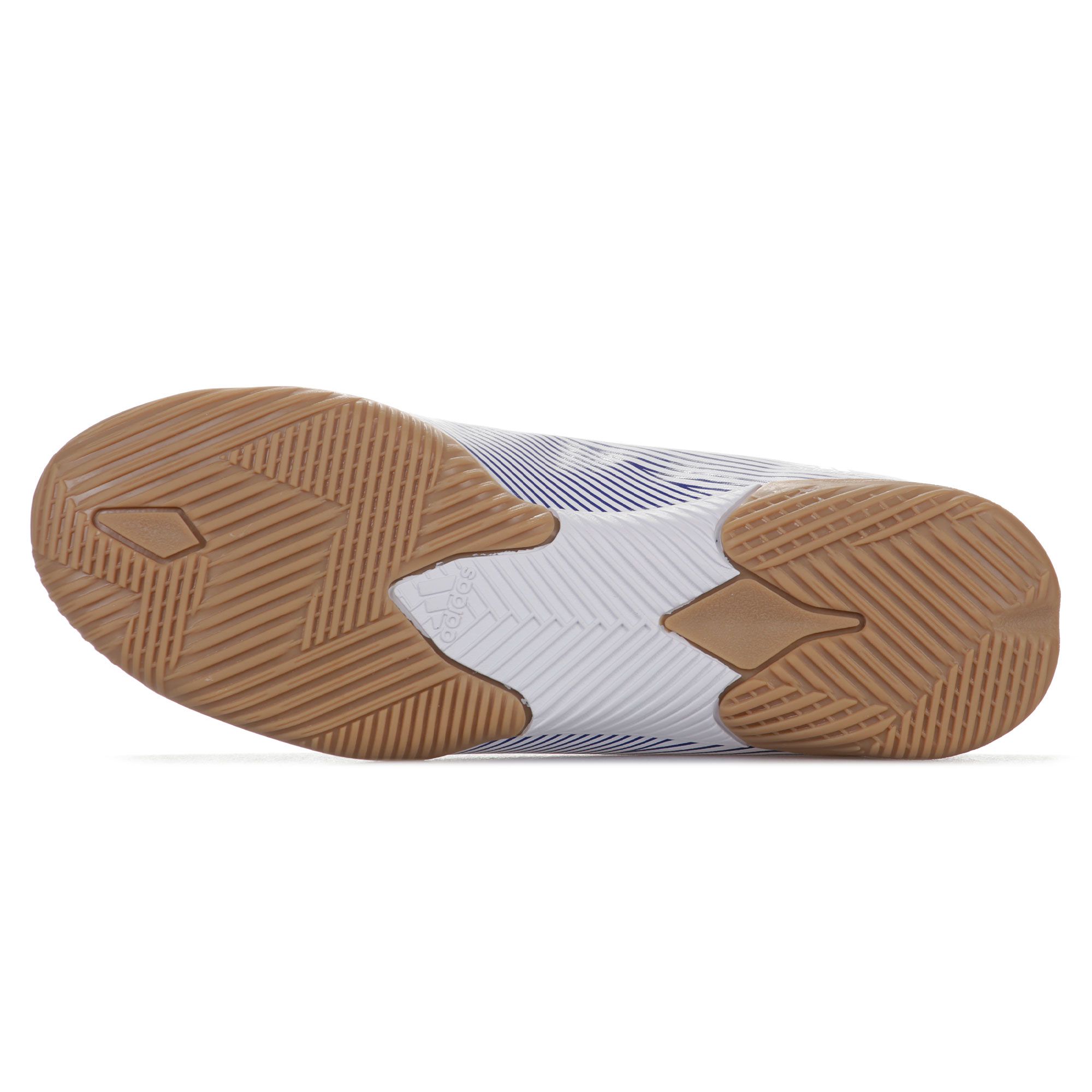Zapatillas de fútbol sala adidas Nemeziz 19.3 IN Junior Blanco Azul - Fútbol Factory