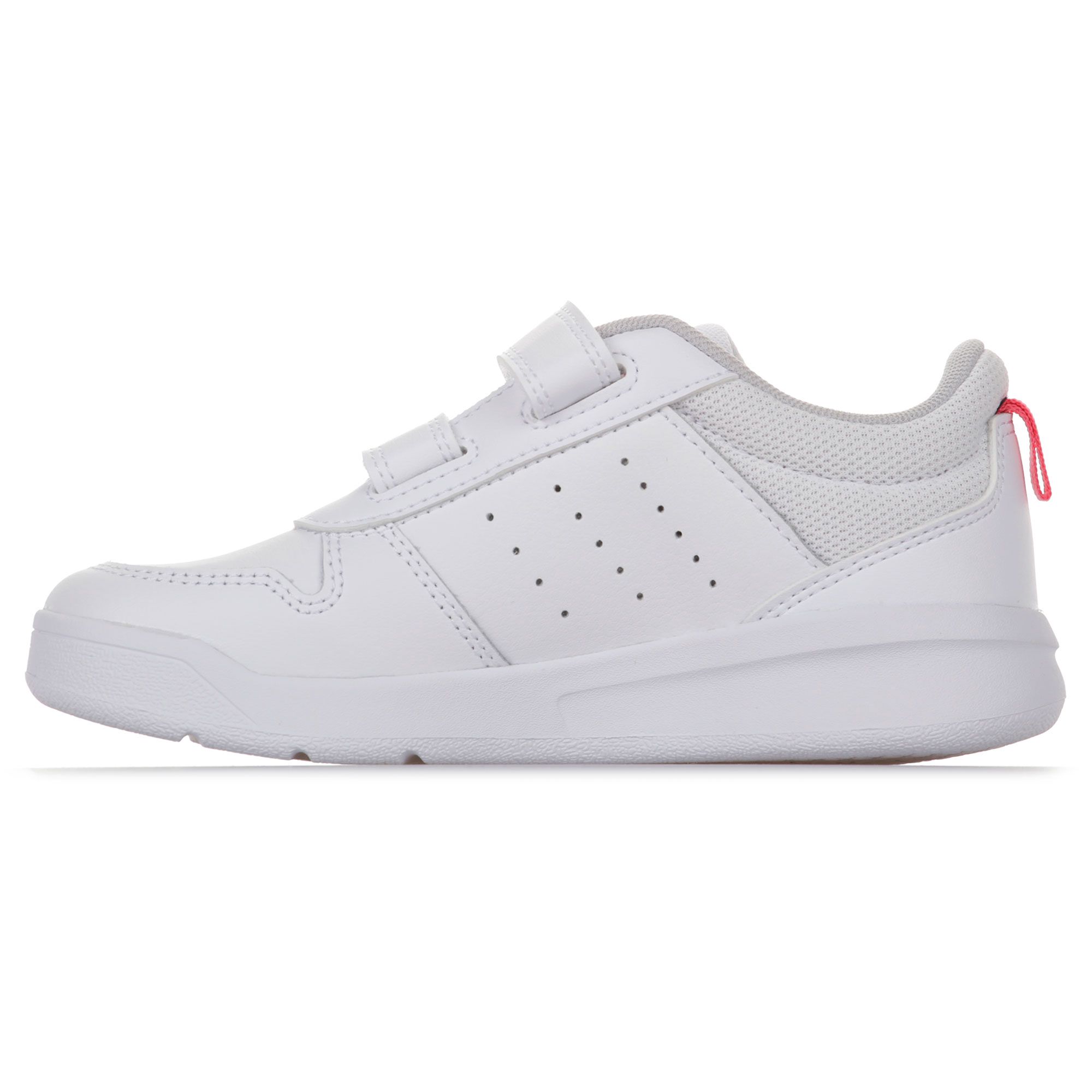 Zapatillas de Paseo Tensaurus Velcro Junior Blanco Rosa - Fútbol Factory