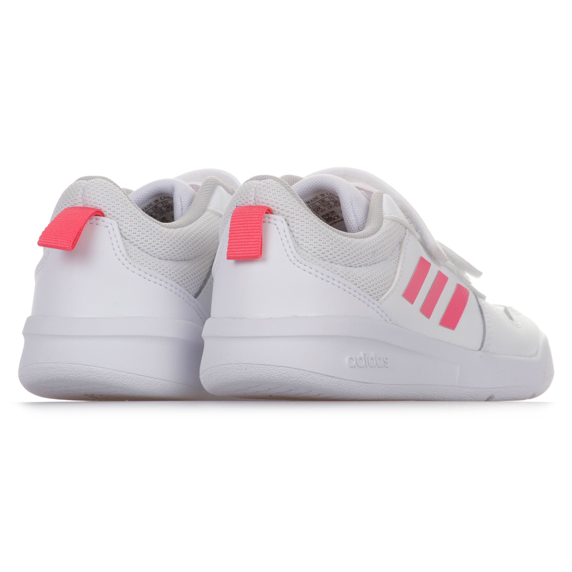 Zapatillas de Paseo Tensaurus Velcro Junior Blanco Rosa - Fútbol Factory