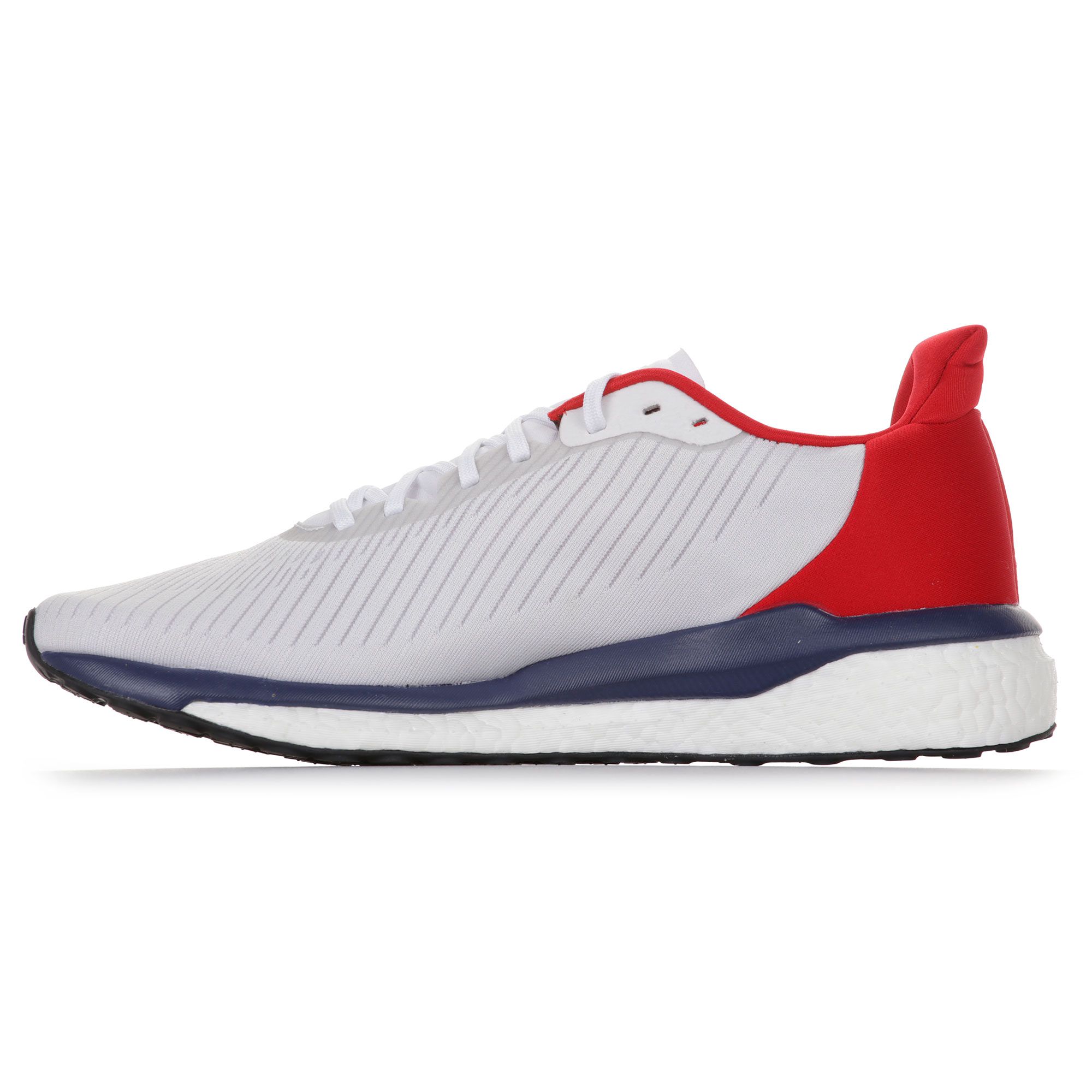 Zapatillas de Running Solar Drive 19 Blanco Rojo - Fútbol Factory