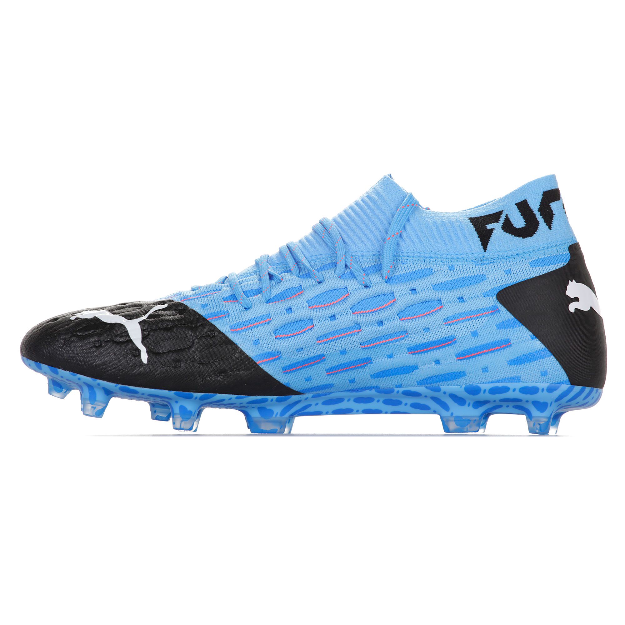 Botas de fútbol Puma Future 5.1 NETFIT FG/AG Azul Negro - Fútbol Factory