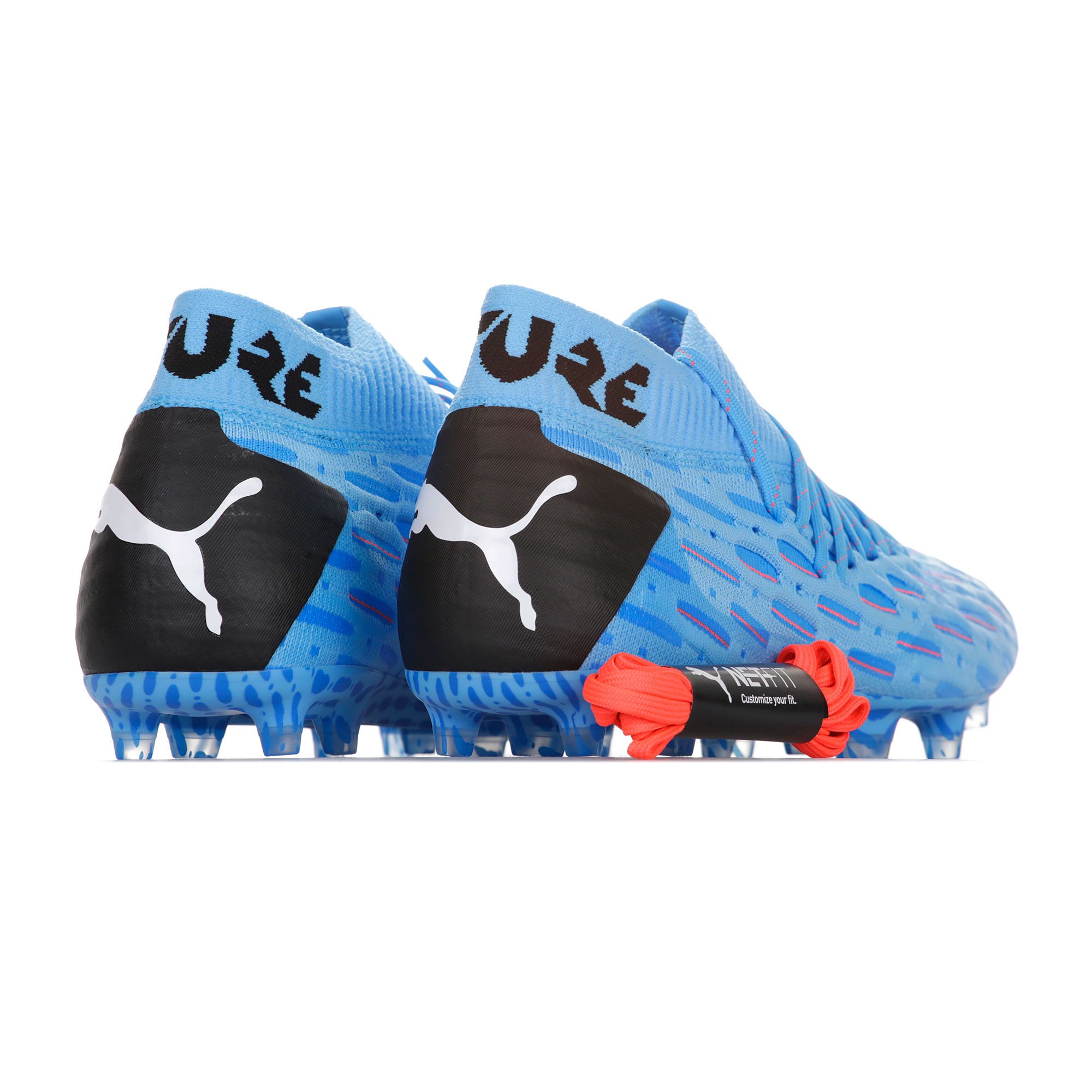 Botas de fútbol Puma Future 5.1 NETFIT FG/AG Azul Negro - Fútbol Factory