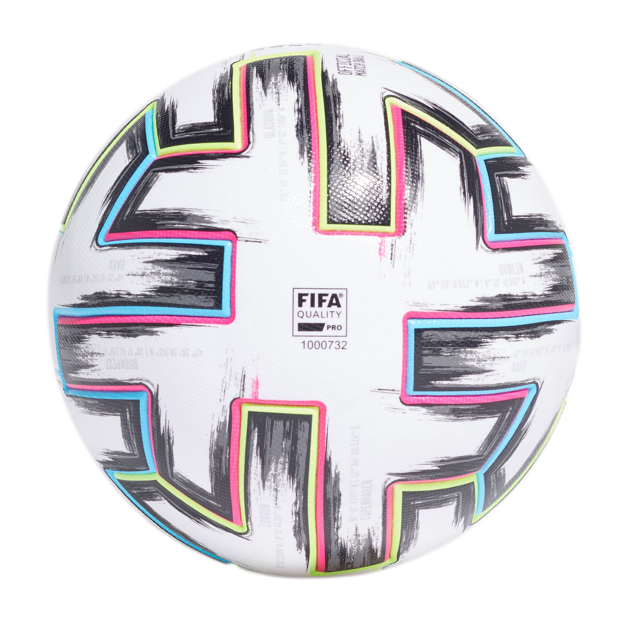 Balón de Fútbol 11 Uniforia OMB EURO 2020 Blanco - Fútbol Factory