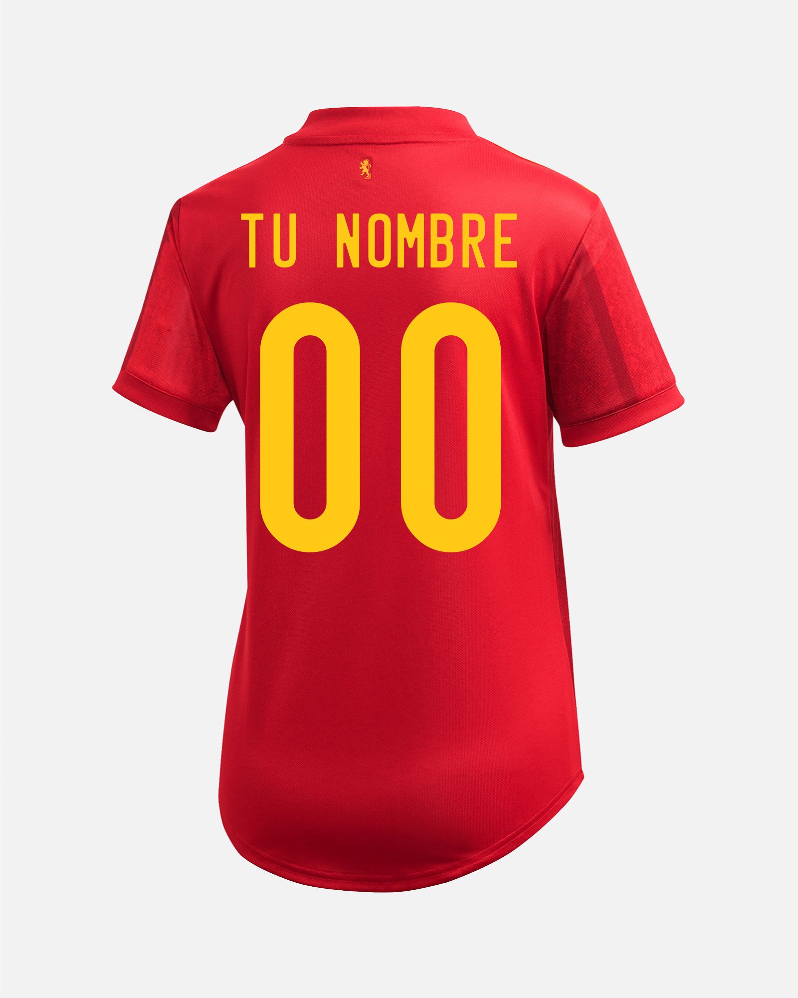 Camiseta 1ª España EURO 2021 Mujer Personalizado - Fútbol Factory