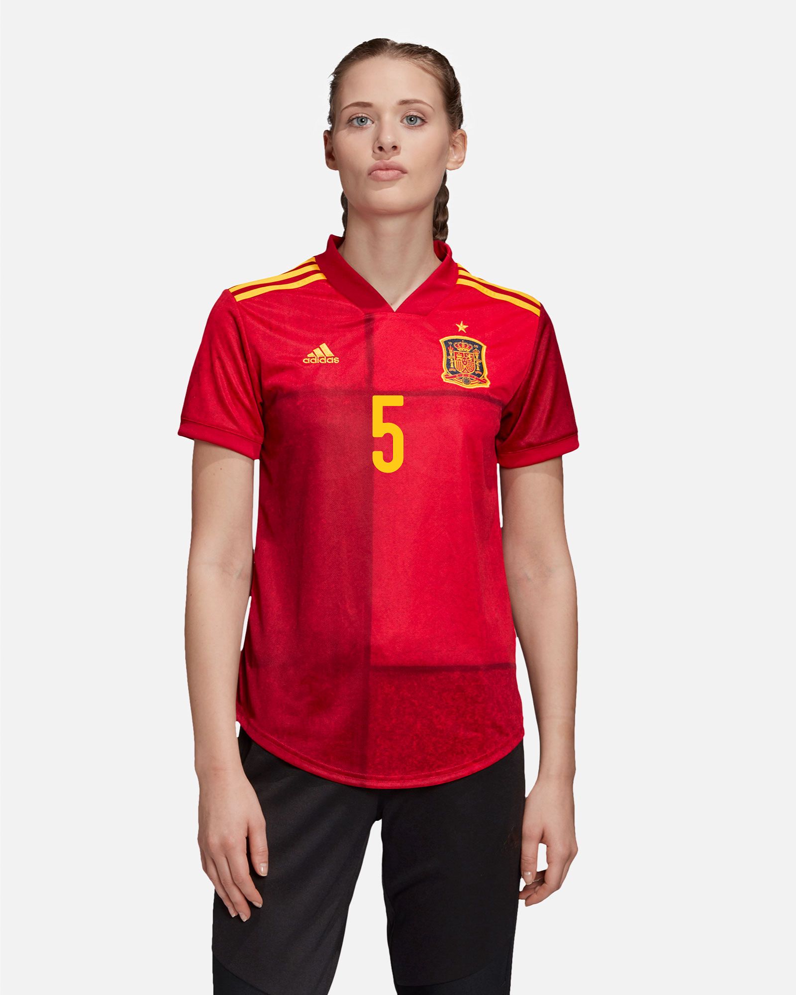 Camiseta 1ª España EURO 2021 Mujer Sergio Busquets - Fútbol Factory