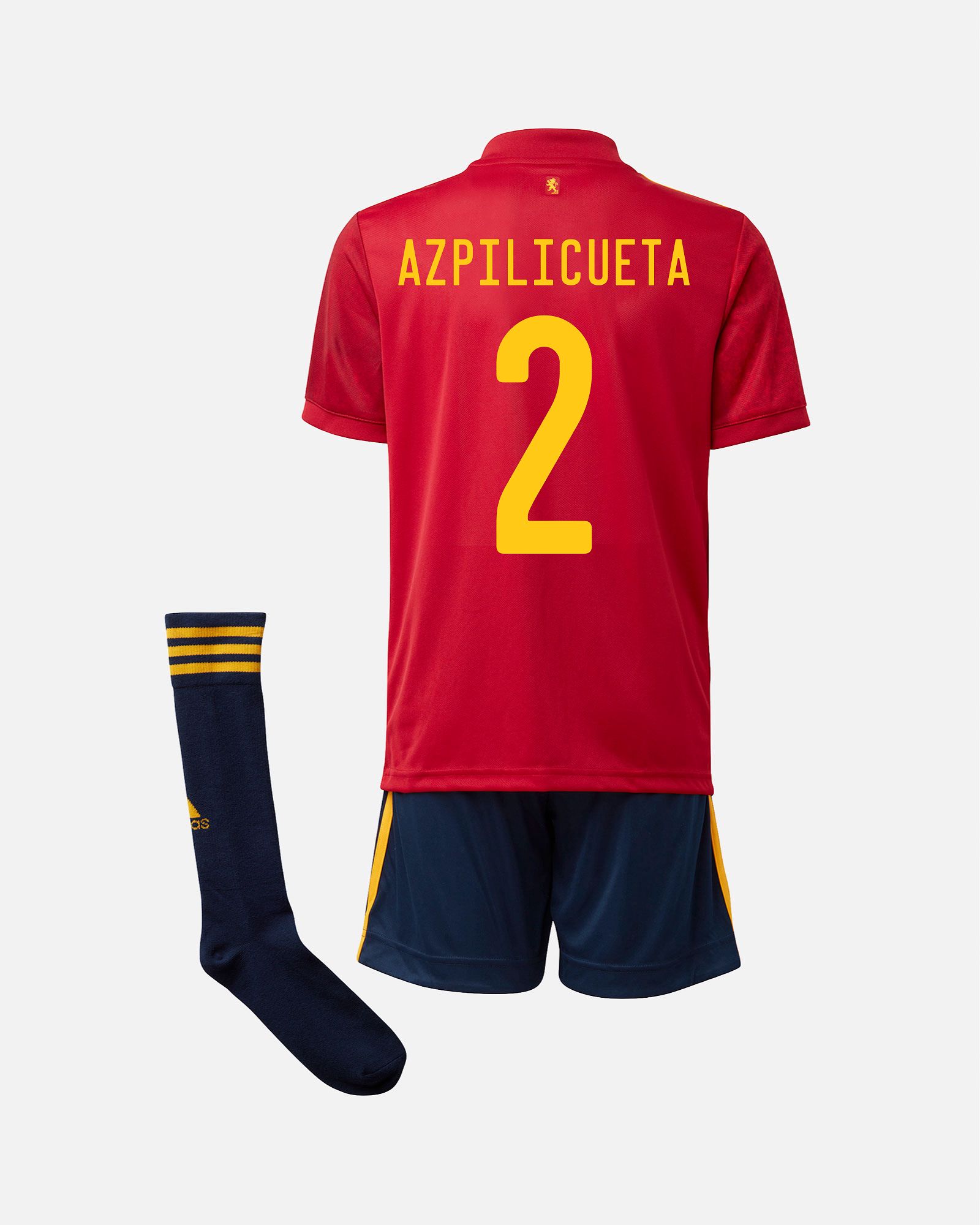 Conjunto 1ª España EURO 2021 Niño Azpilicueta - Fútbol Factory