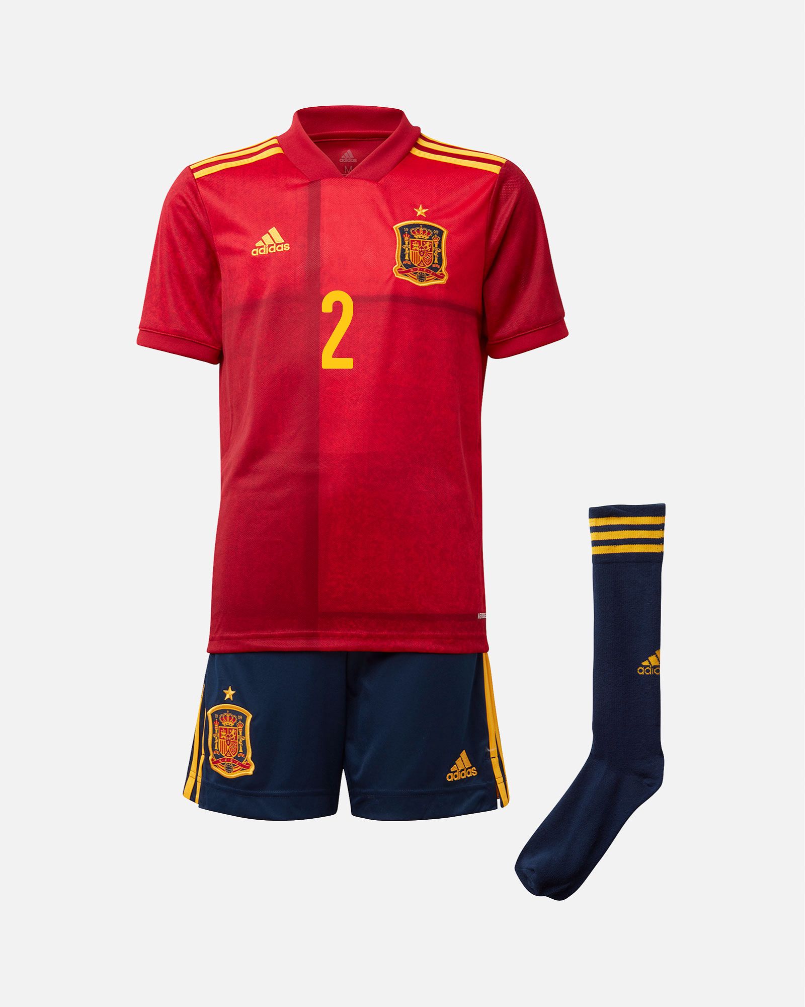 Conjunto 1ª España EURO 2021 Niño Azpilicueta - Fútbol Factory