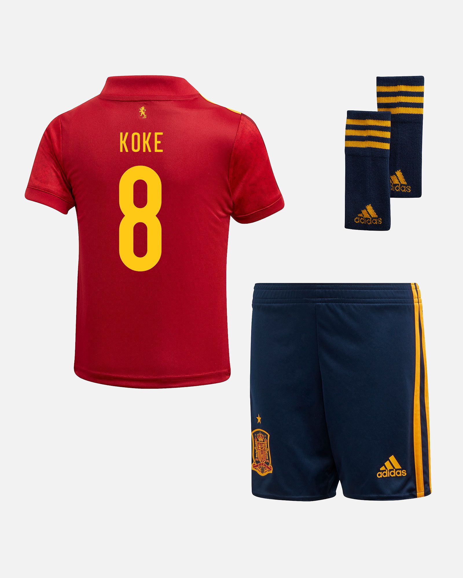 Conjunto 1ª España EURO 2020 Infantil Saúl - Fútbol Factory