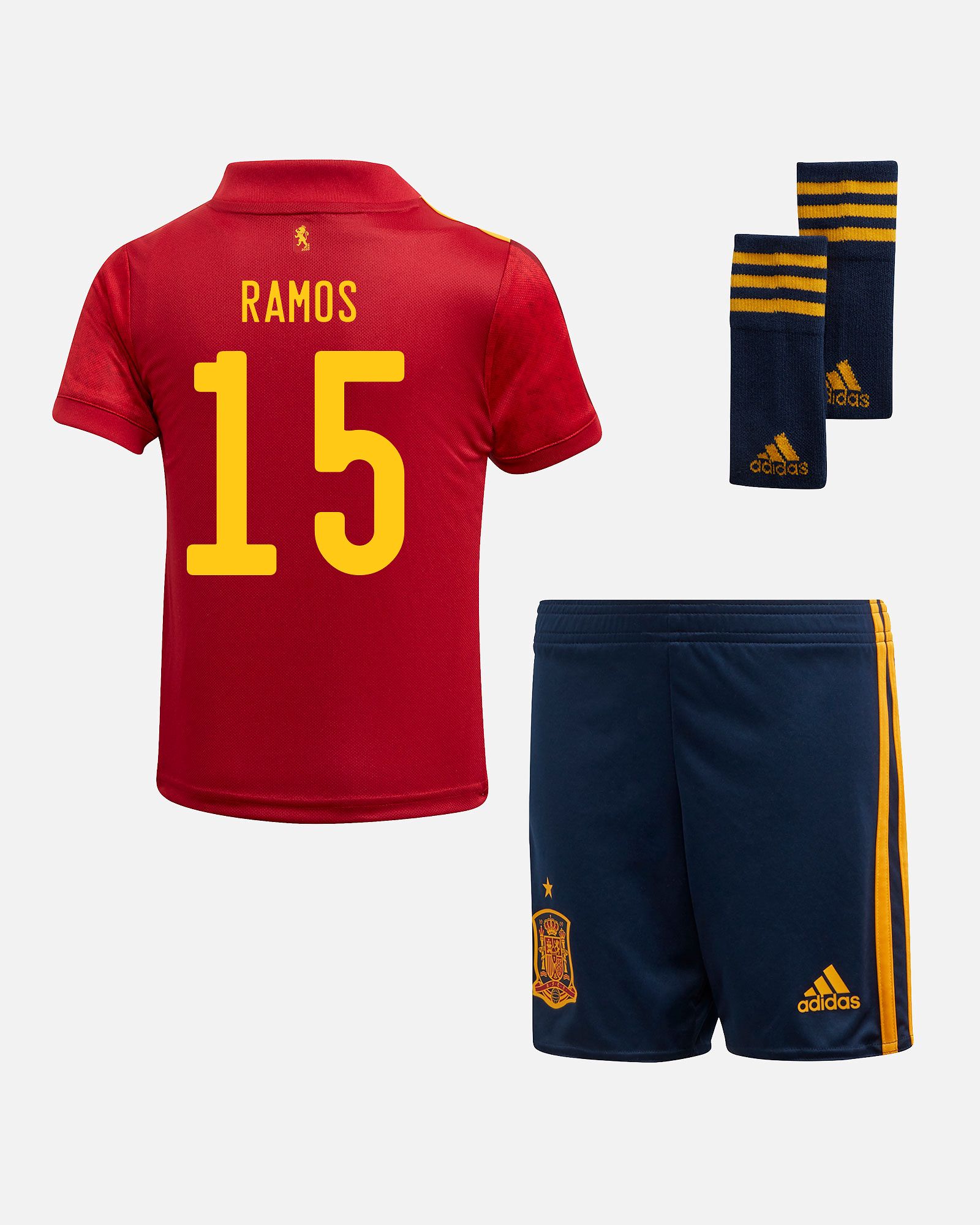 Conjunto 1ª España Eurocopa 2021 Infantil Ramos - Fútbol Factory