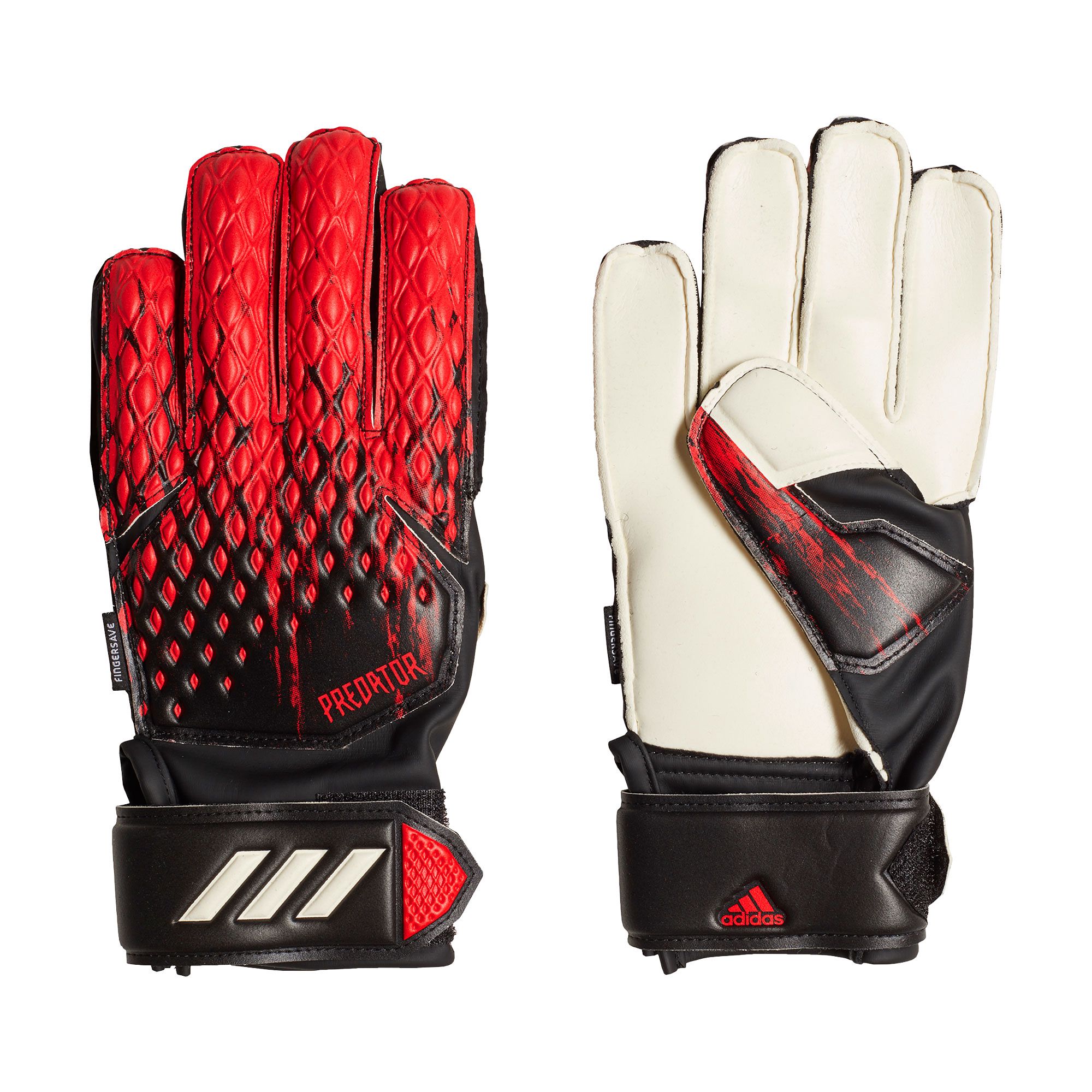 Guantes Predator 20 Match FS Junior Negro - Fútbol Factory