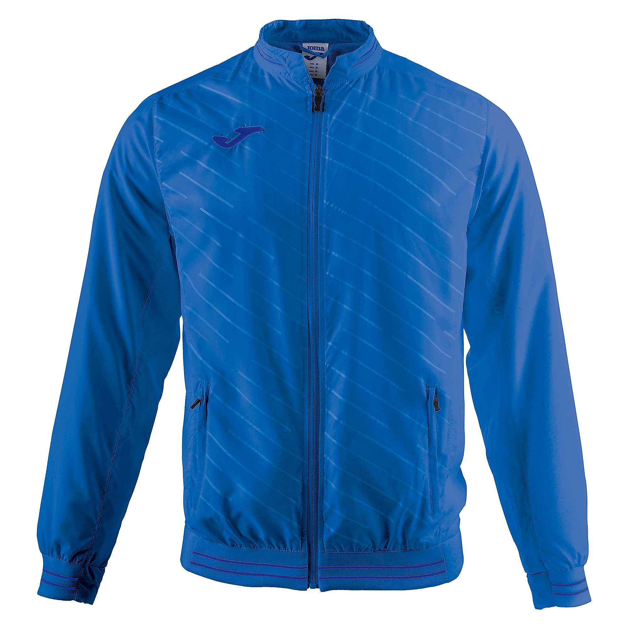 Chaqueta Joma Torneo II Para Hombre - Microfibra, Color Rojo, Cierre Cremallera, Ligera Y Cómoda