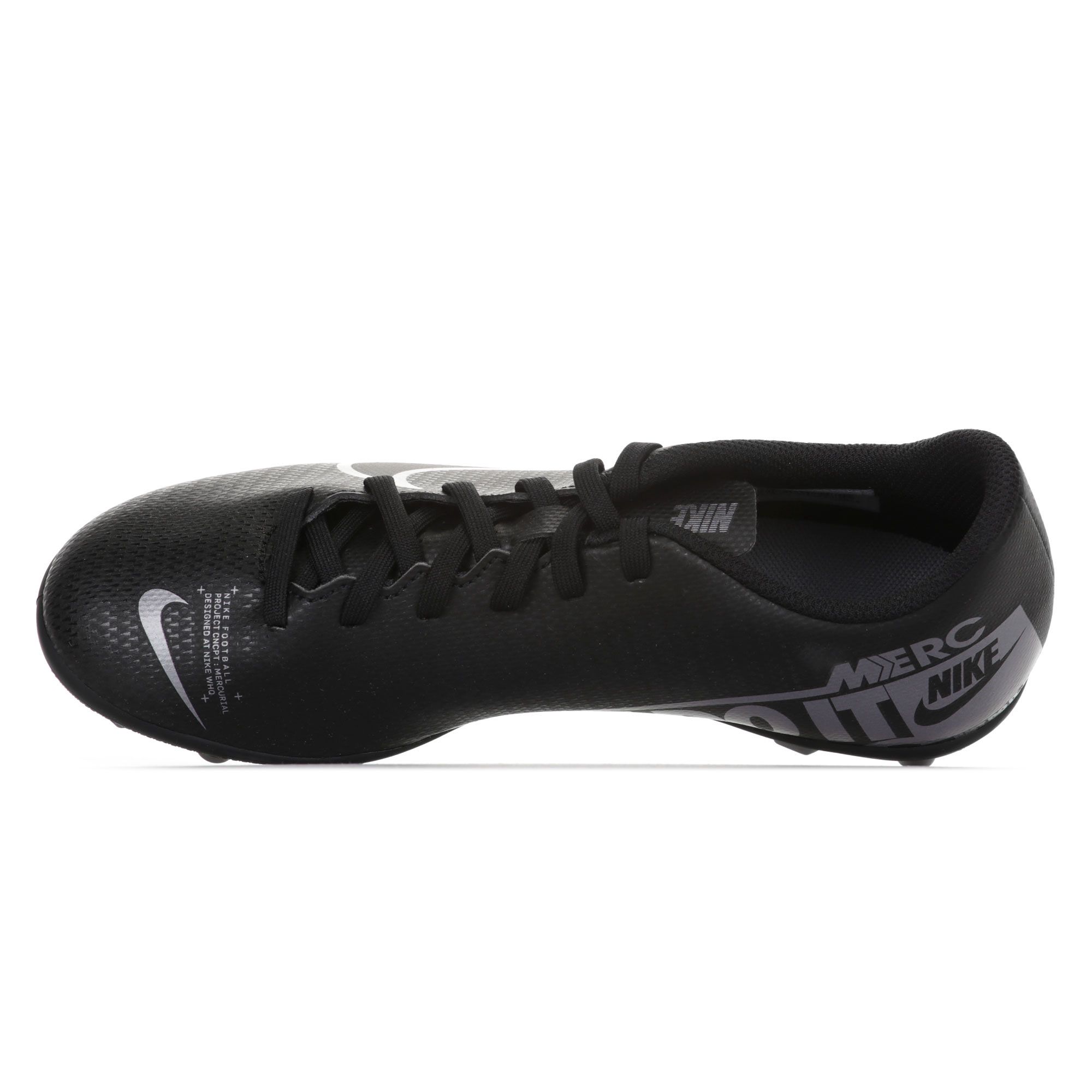Botas de Fútbol Mercurial Vapor 13 Club FG/MG Junior Negro - Fútbol Factory