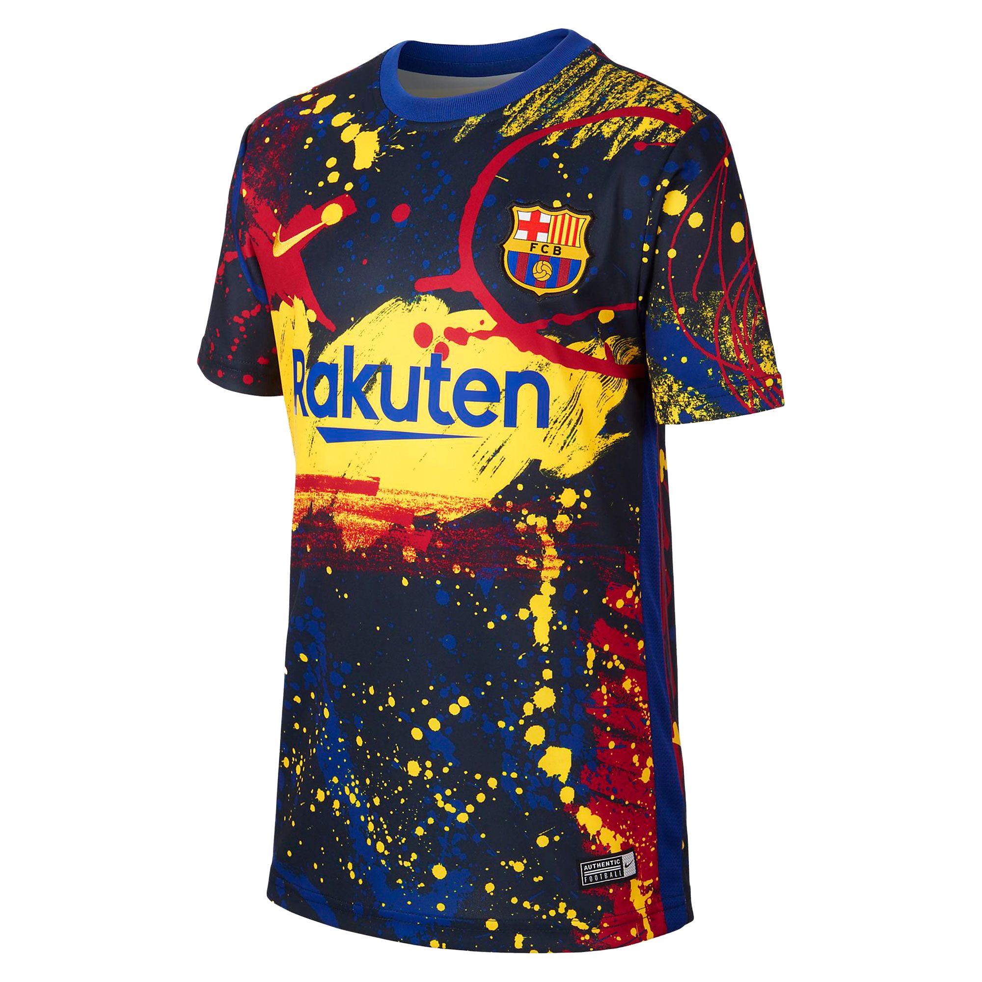 Camiseta Pre-Match FC Barcelona 2019/2020 Dri-FIT Junior Marino - Fútbol Factory