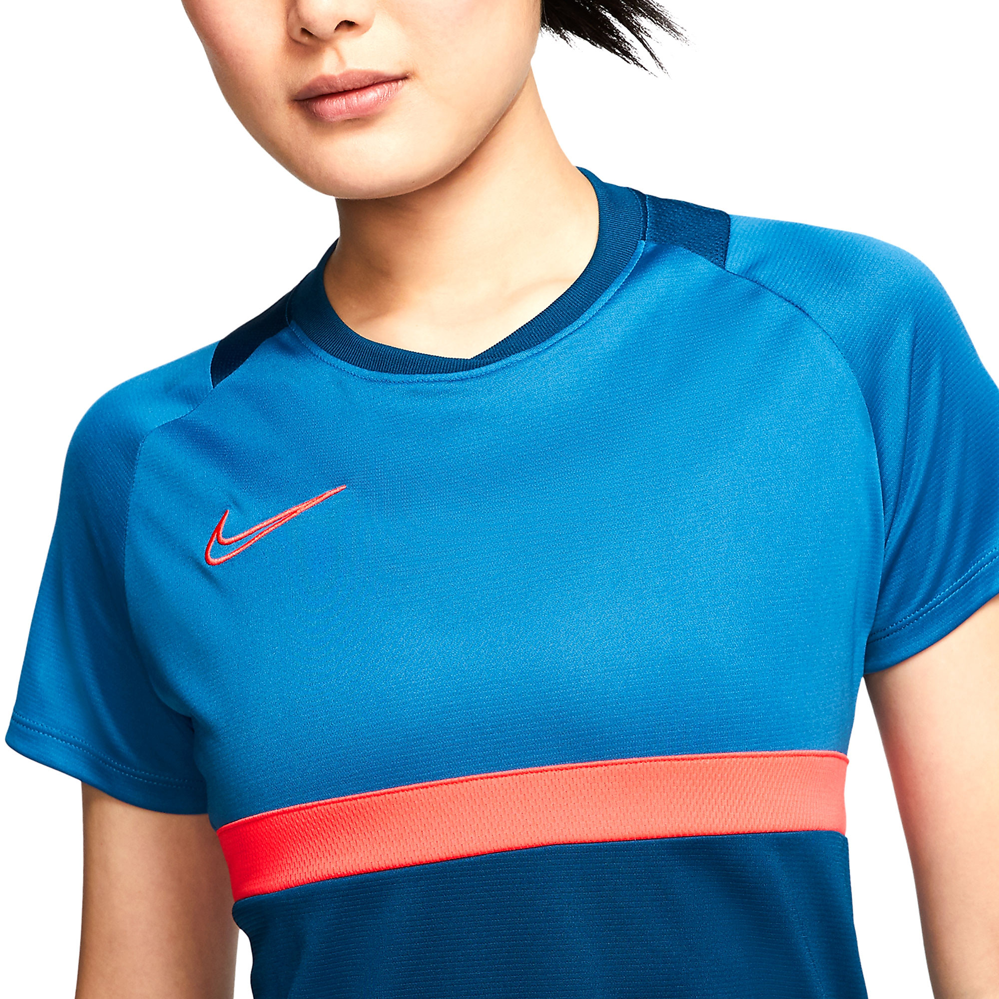 Camiseta de Training Dri-FIT Academy Mujer Azul - Fútbol Factory