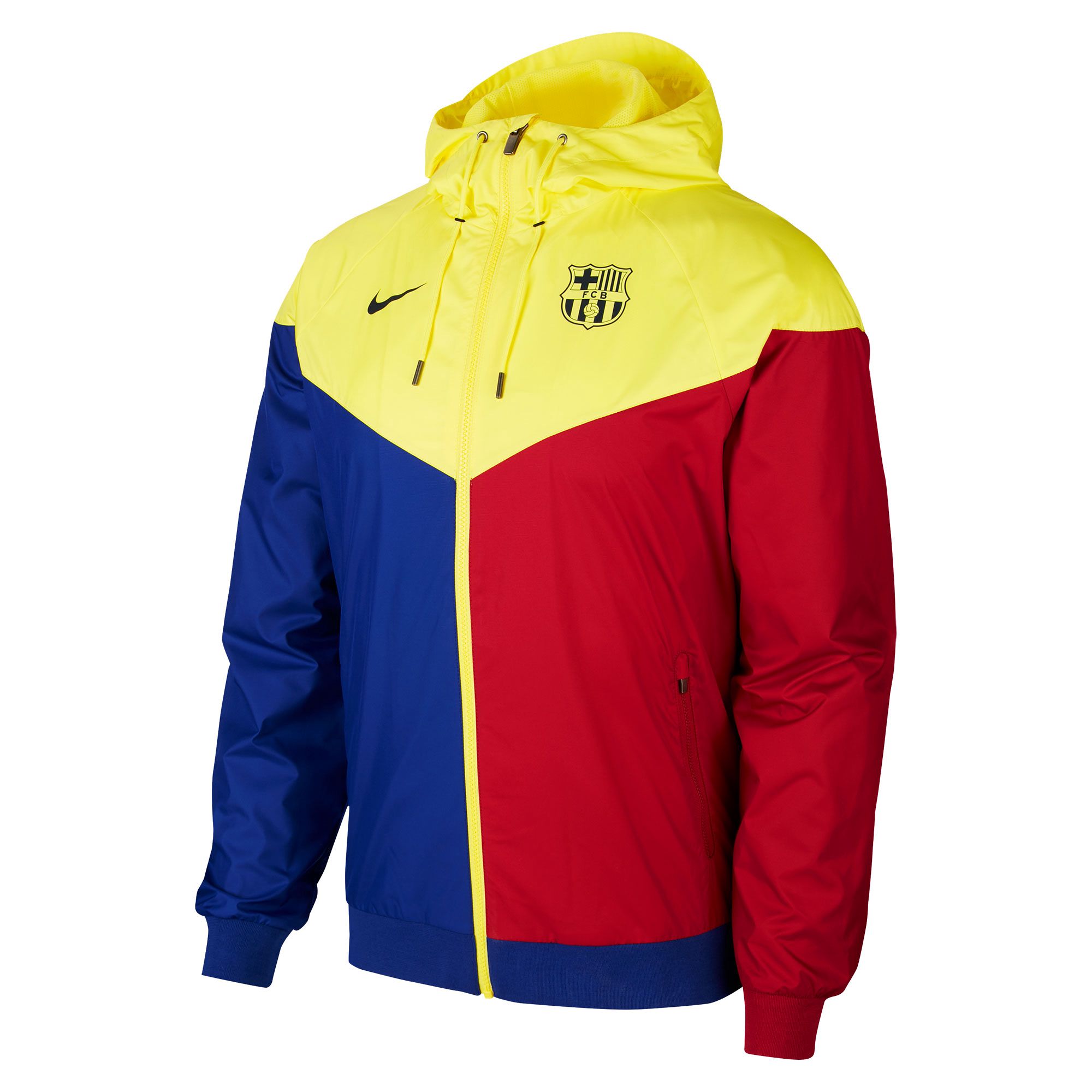 Chaqueta de Paseo FC Barcelona 2019/2020 Windrunner Amarillo - Fútbol Factory