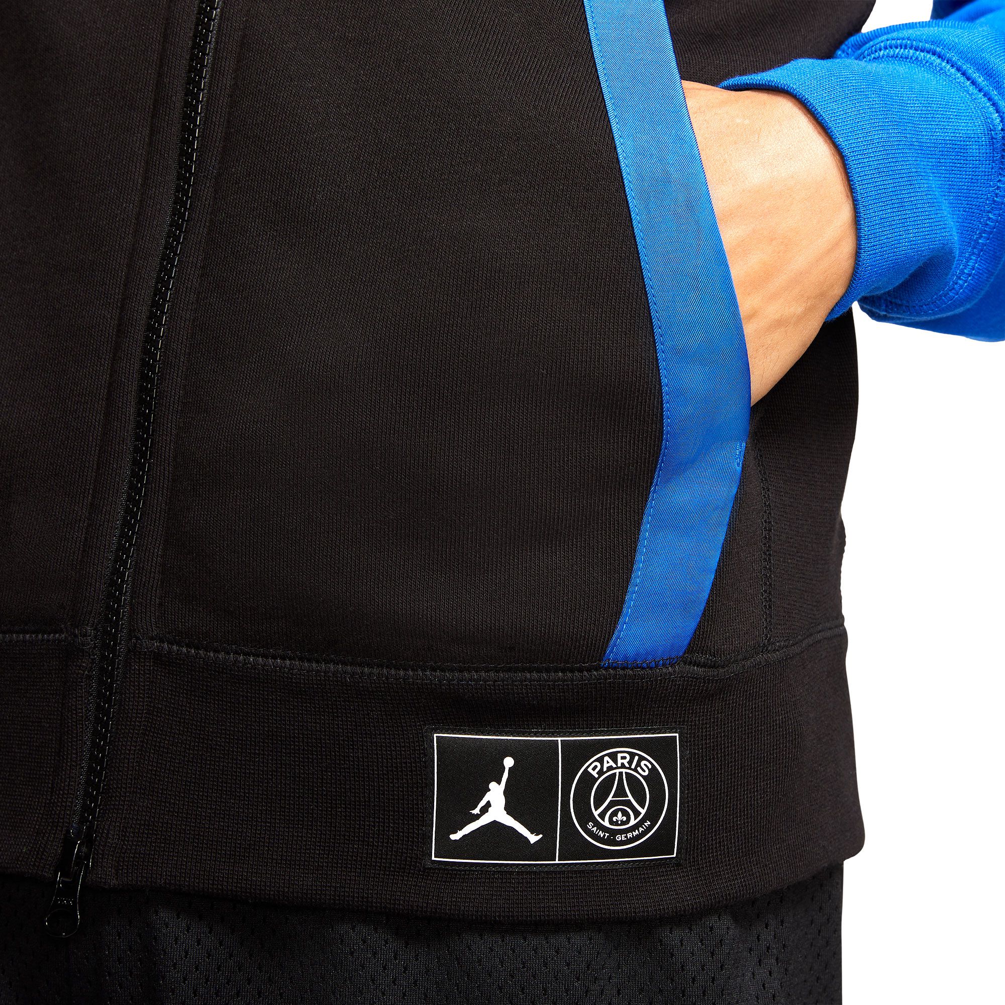 Chaqueta de Paseo con Capucha PSG Jordan 2019/2020 Negro - Fútbol Factory