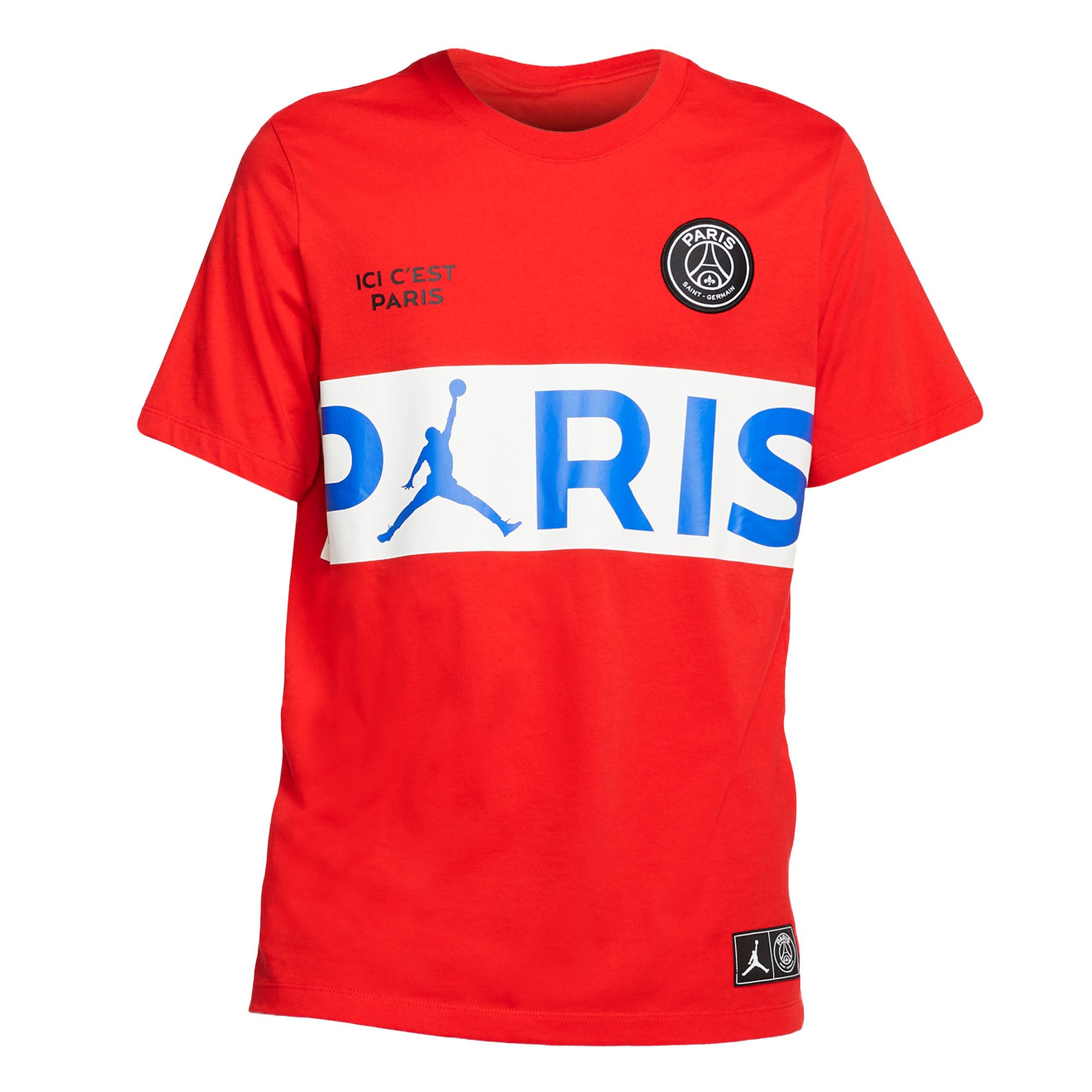 Camiseta de paseo PSG Jordan 2019/2020 Rojo - Fútbol Factory