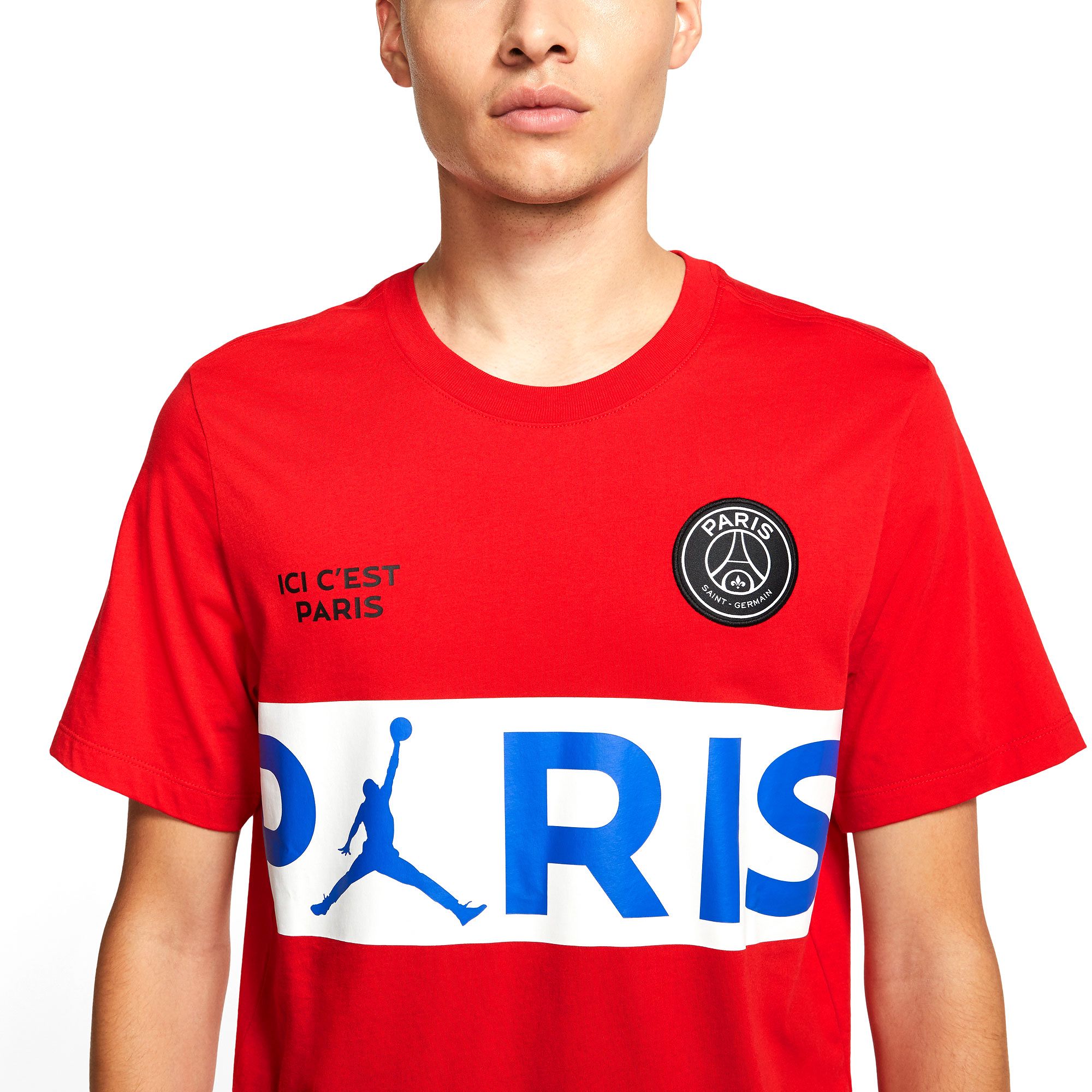 Camiseta de paseo PSG Jordan 2019/2020 Rojo - Fútbol Factory