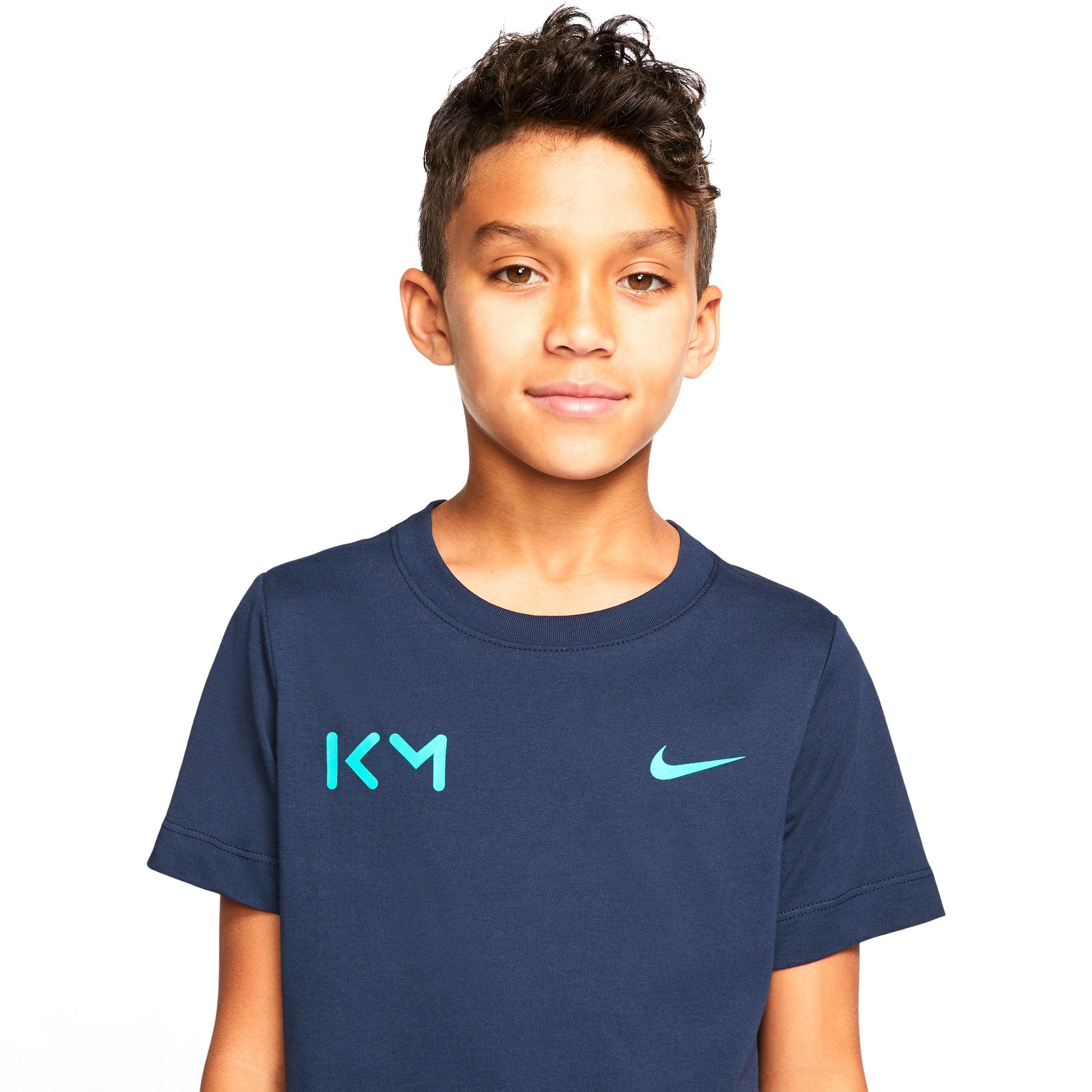 Camiseta de Paseo Kylian Mbappé Junior Marino - Fútbol Factory