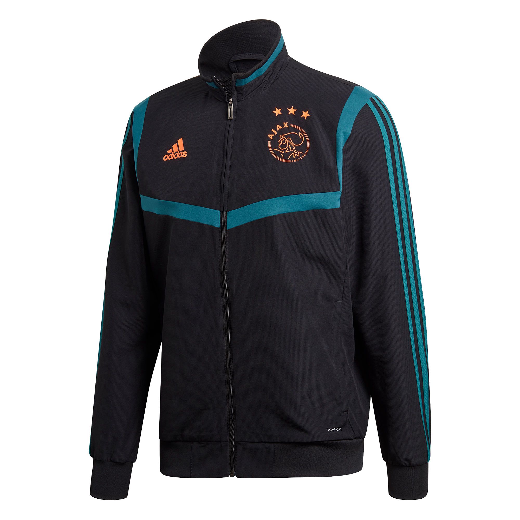 Chaqueta de Prepartido Ajax 2019/2020 Negro - Fútbol Factory