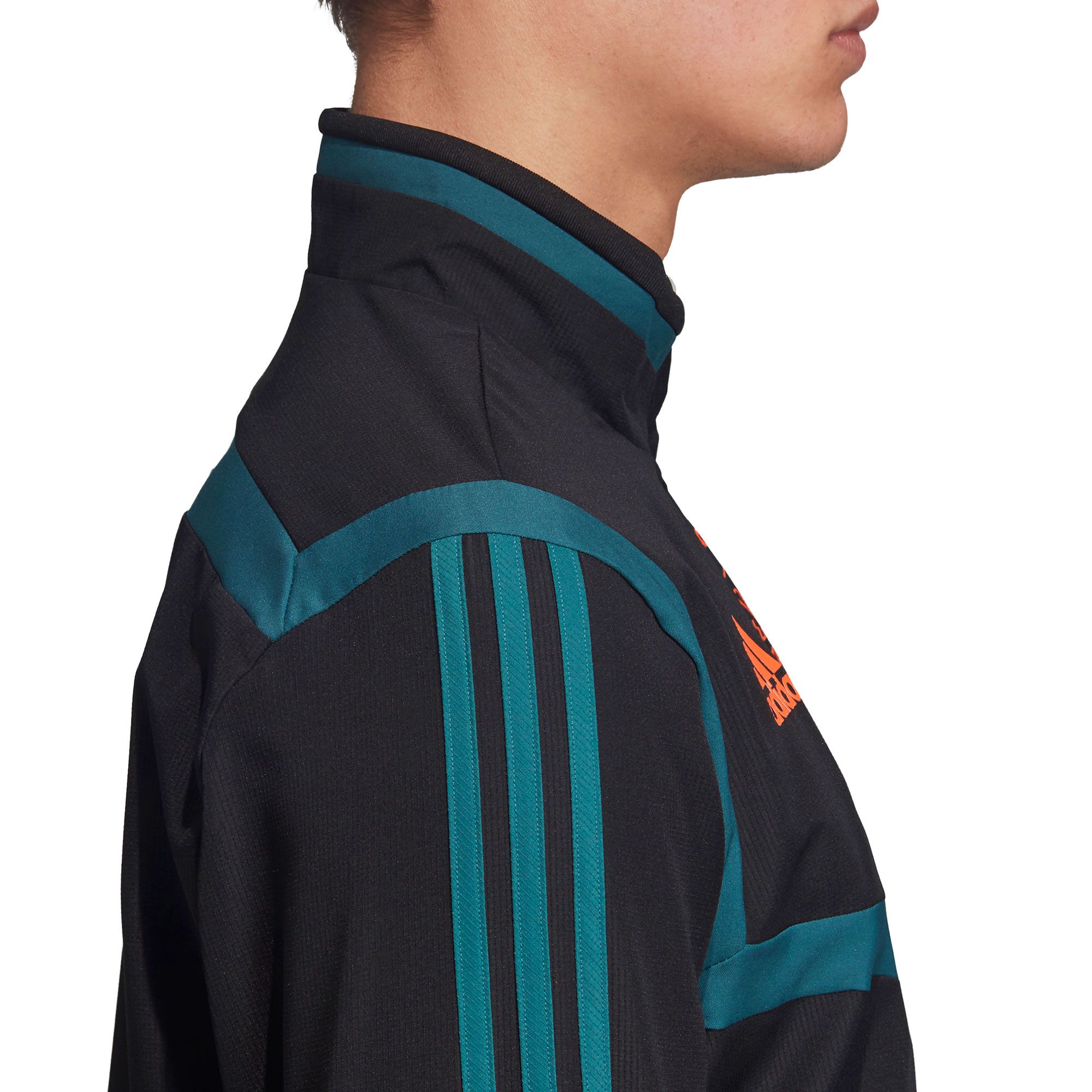 Chaqueta de Prepartido Ajax 2019/2020 Negro - Fútbol Factory