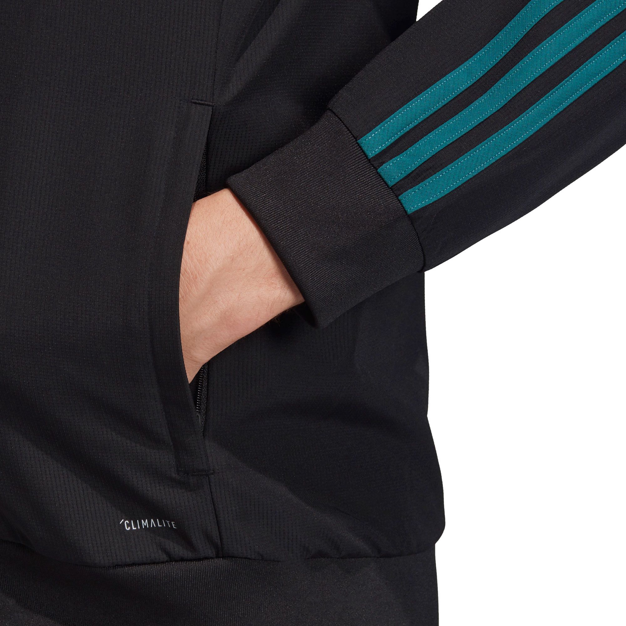 Chaqueta de Prepartido Ajax 2019/2020 Negro - Fútbol Factory