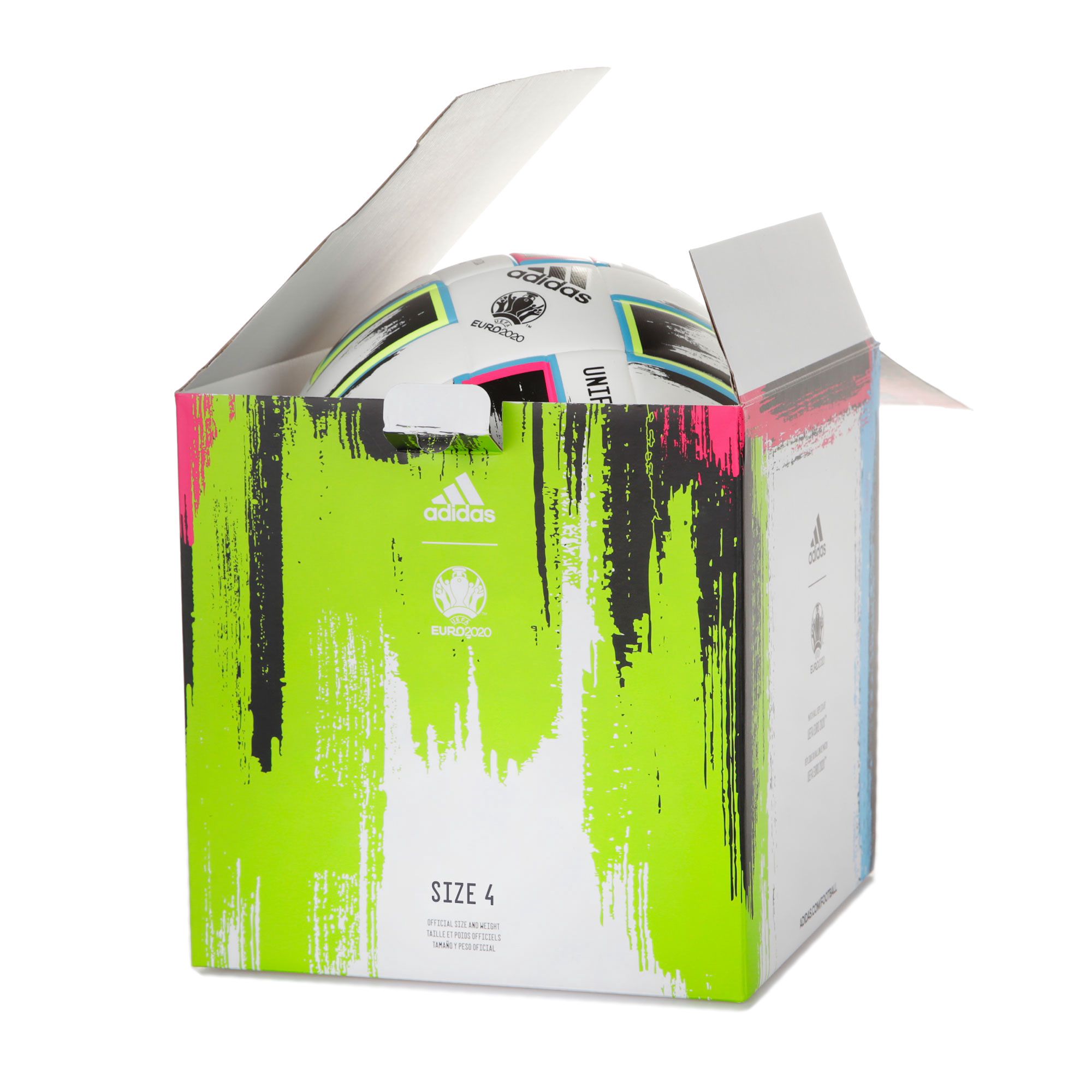 Balón de Fútbol 7 Uniforia League EURO 2020 Box Blanco - Fútbol Factory