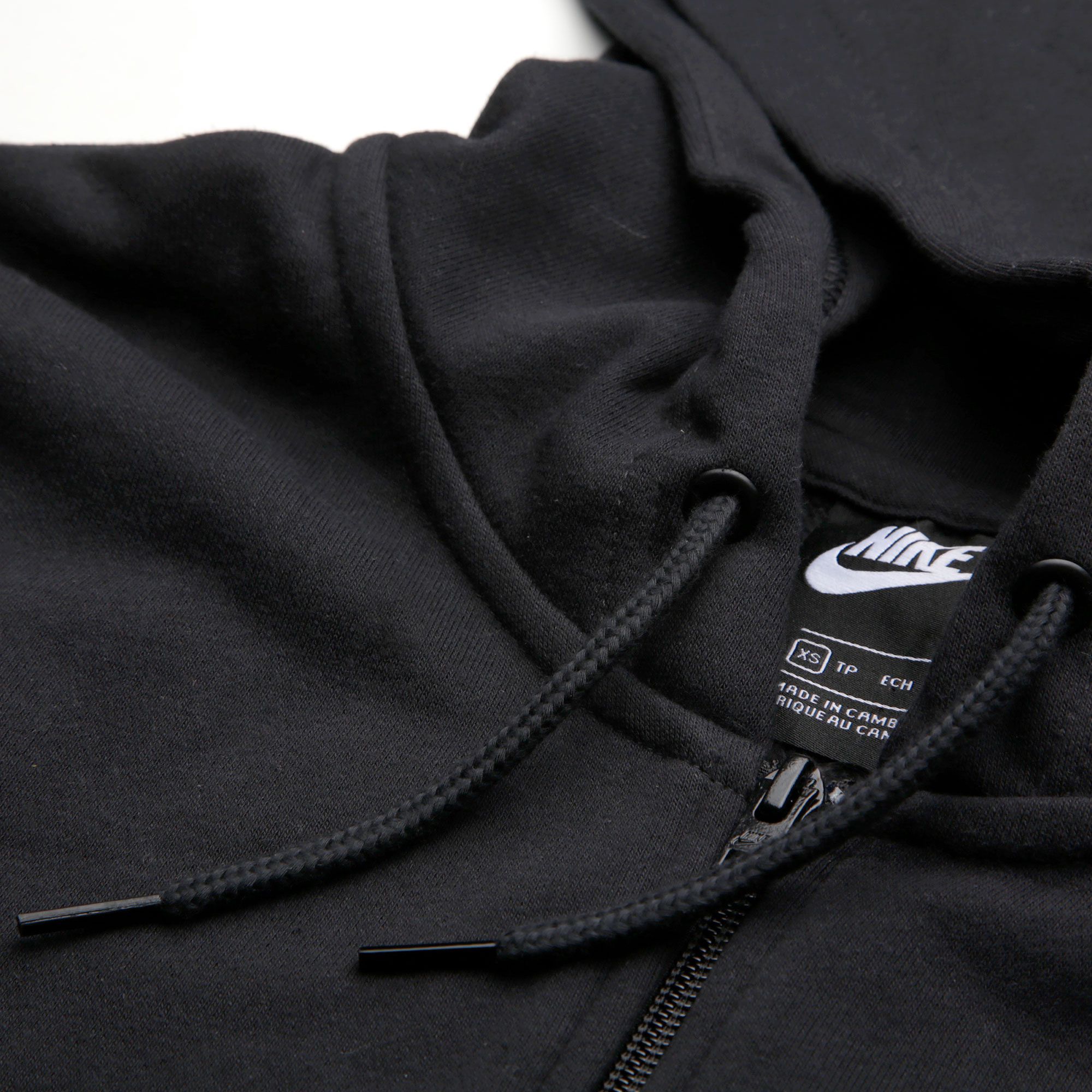 Chaqueta de Paseo con Capucha Sportwear Heritage Mujer Negro - Fútbol Factory
