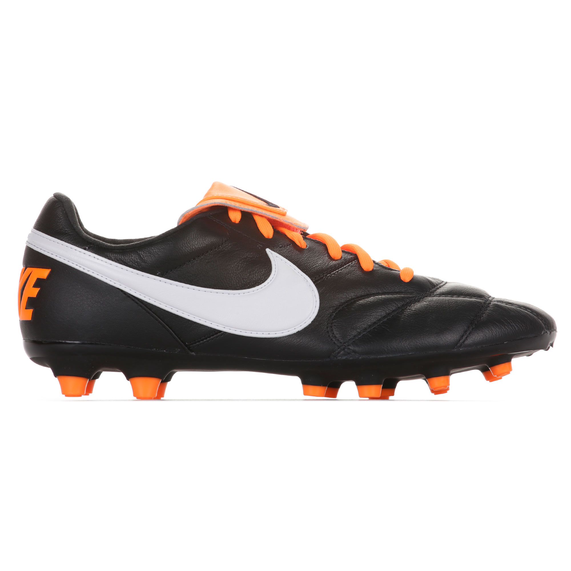 Botas de Fútbol Premier II FG Negro Naranja - Fútbol Factory