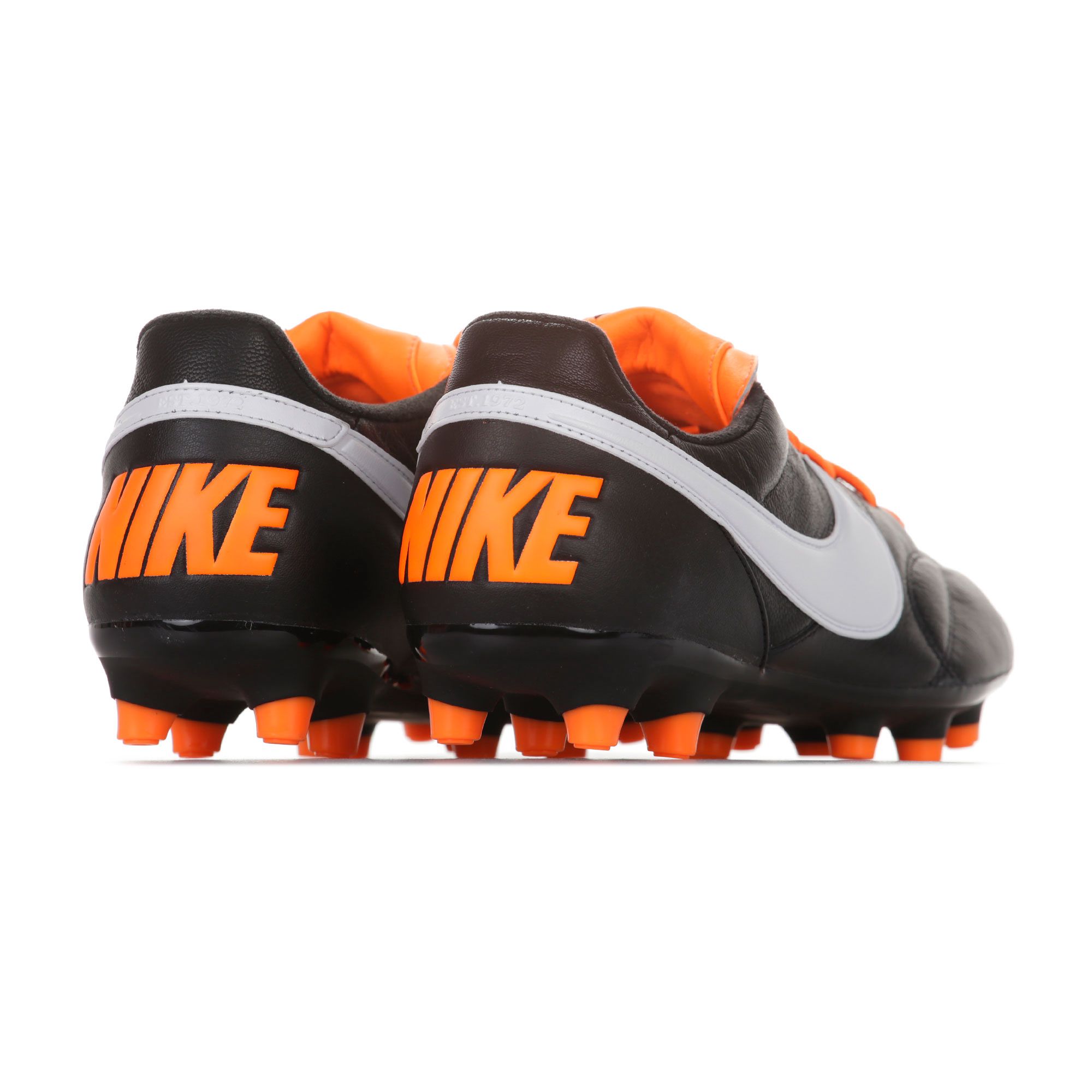 Botas de Fútbol Premier II FG Negro Naranja - Fútbol Factory