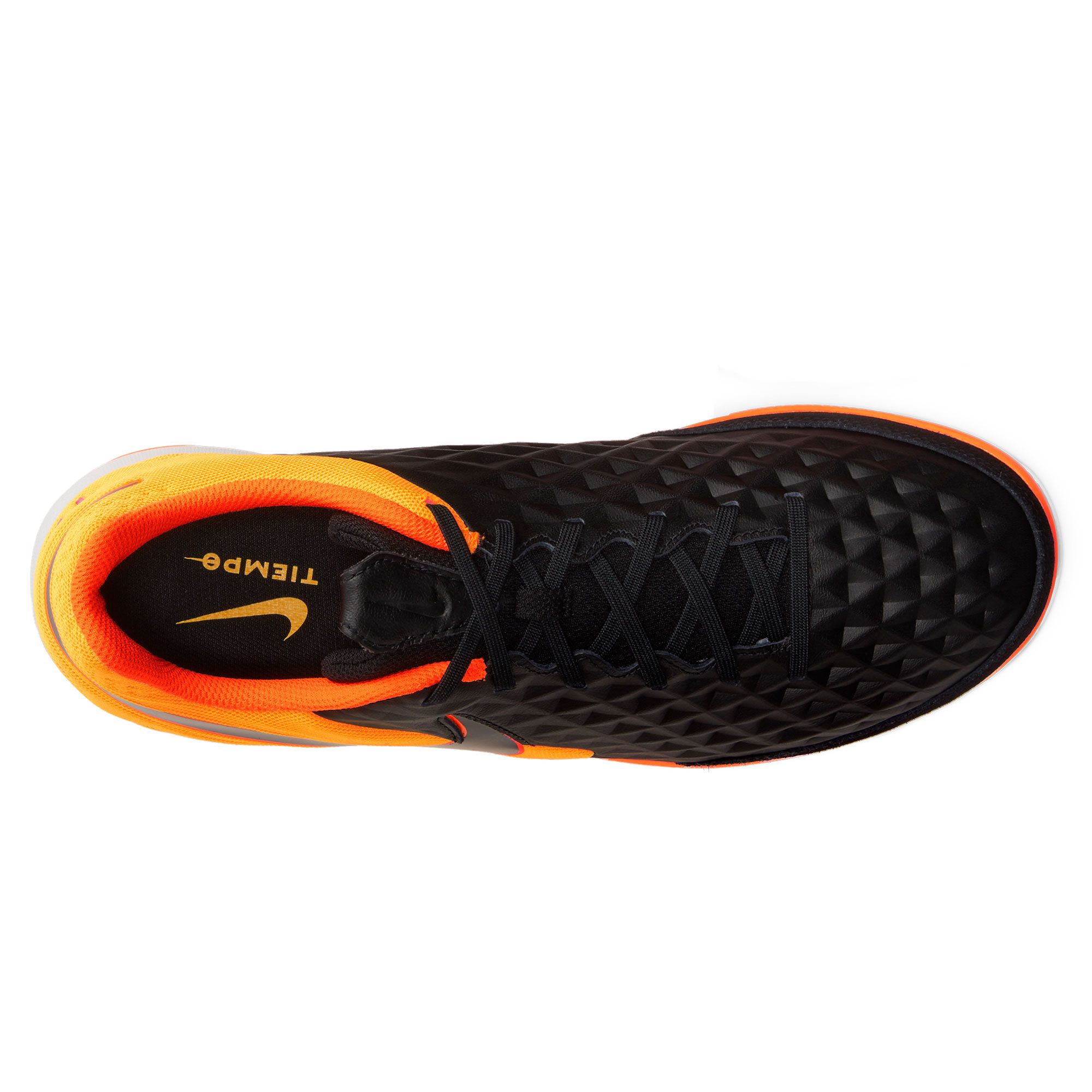 Zapatillas de Fútbol Sala Tiempo Legend 8 Academy Negro Naranja - Fútbol Factory