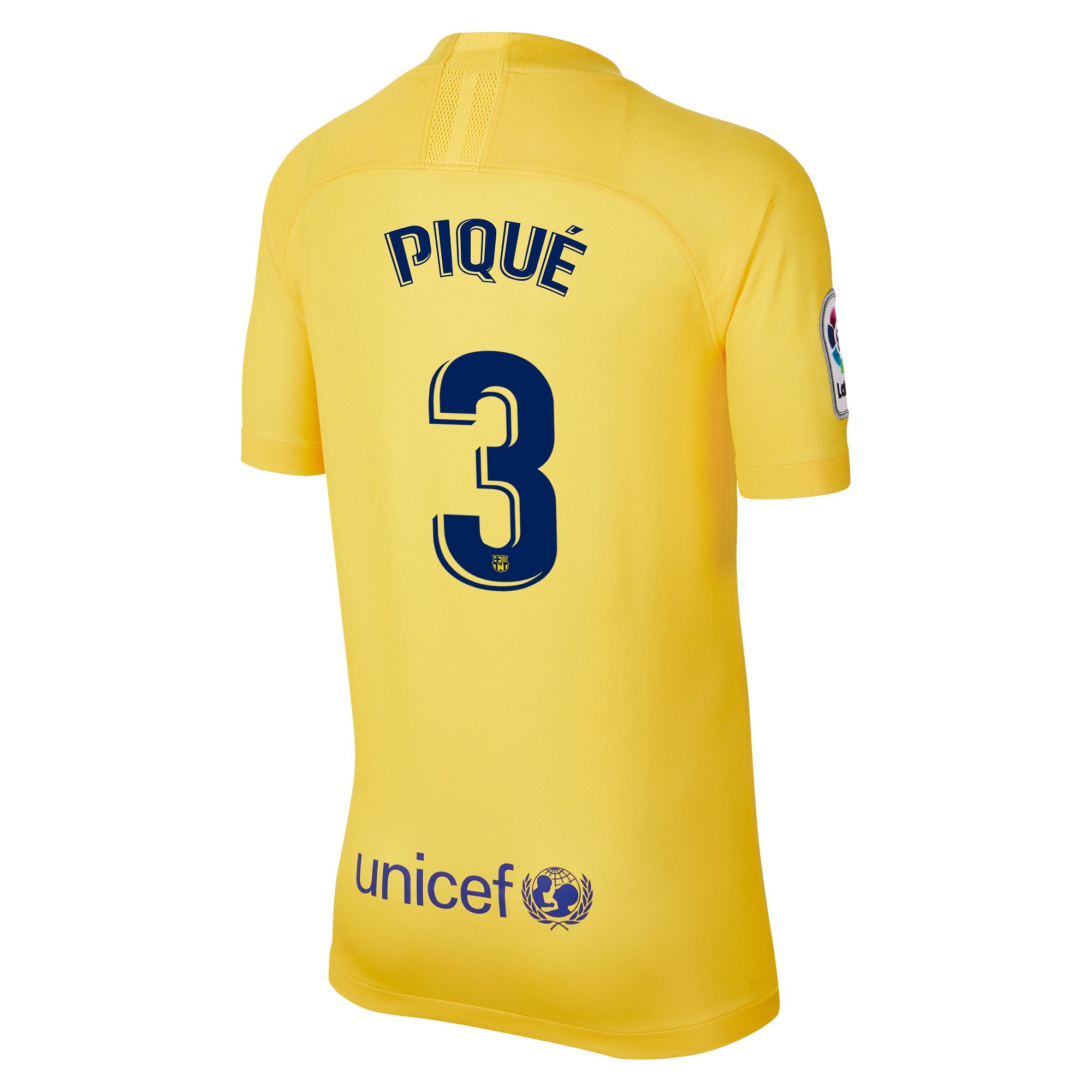 Camiseta 4ª FC Barcelona 2019/2020 Junior Amarillo Piqué - Fútbol Factory