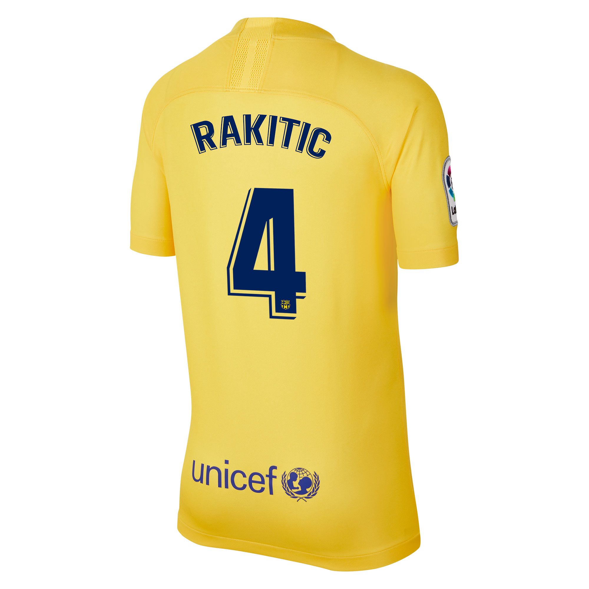 Camiseta 4ª FC Barcelona 2019/2020 Junior Amarillo Rakitic - Fútbol Factory