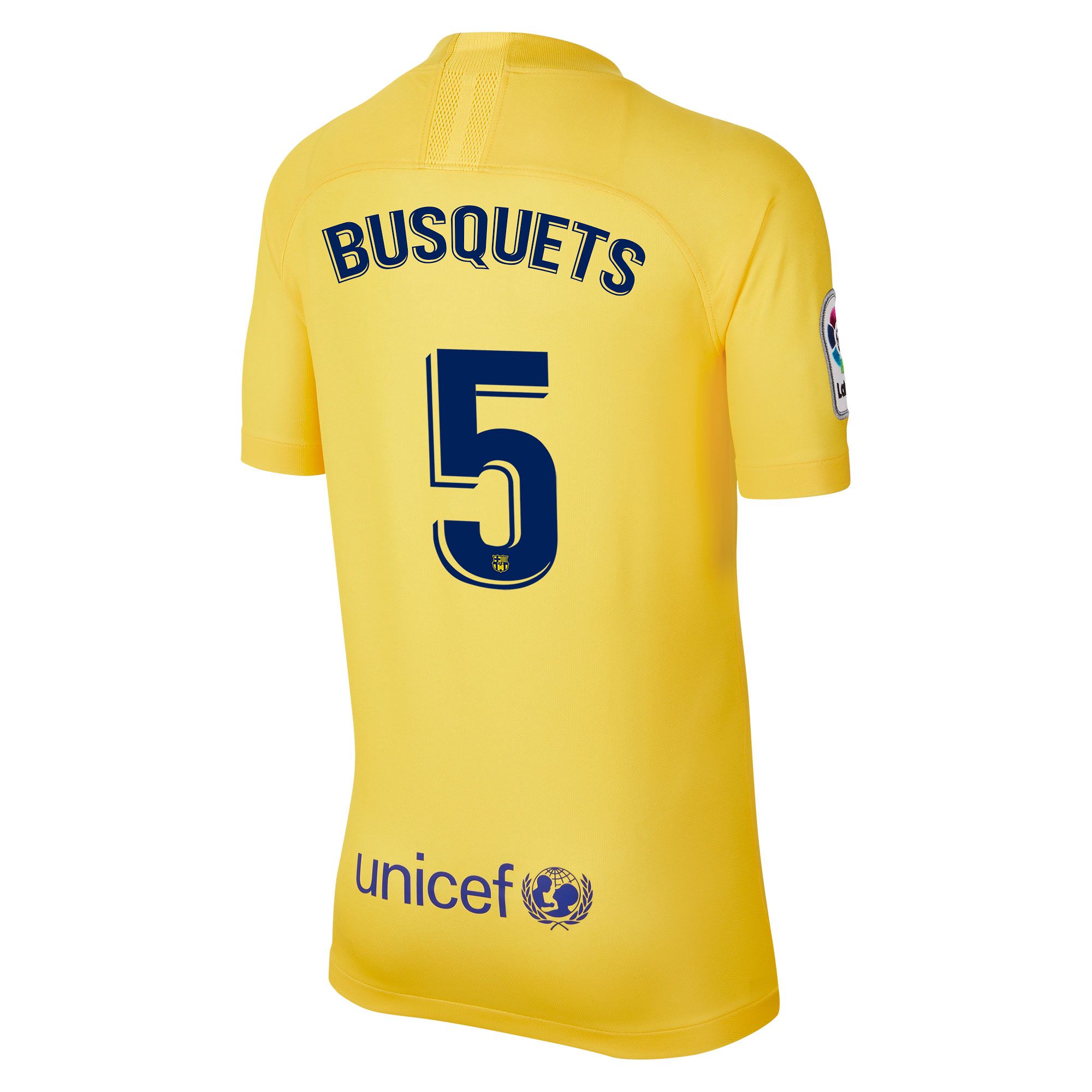 Camiseta 4ª FC Barcelona 2019/2020 Junior Amarillo Busquets - Fútbol Factory