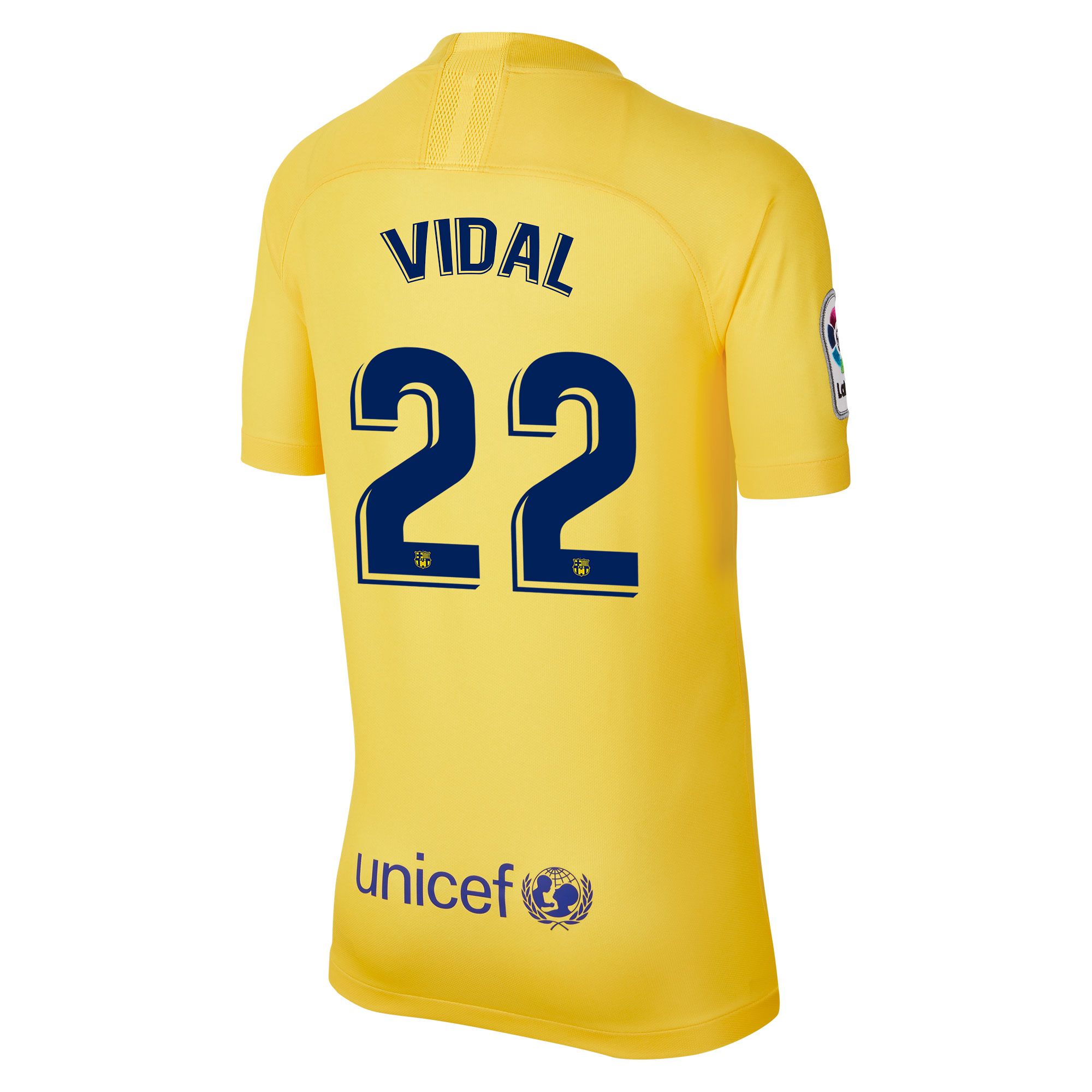 Camiseta 4ª FC Barcelona 2019/2020 Junior Amarillo Vidal - Fútbol Factory
