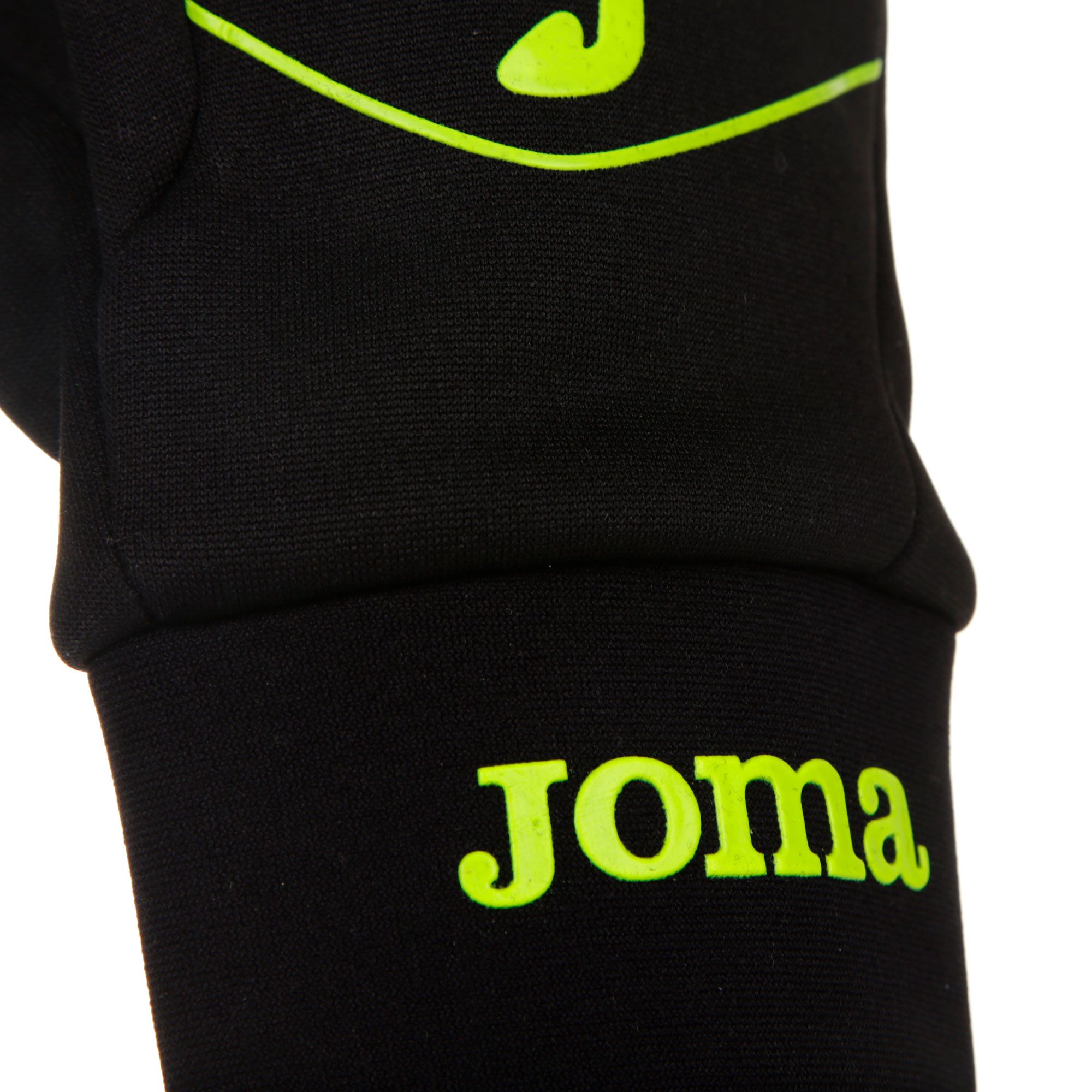 Guantes de Running Tactil Negro Fluor - Fútbol Factory
