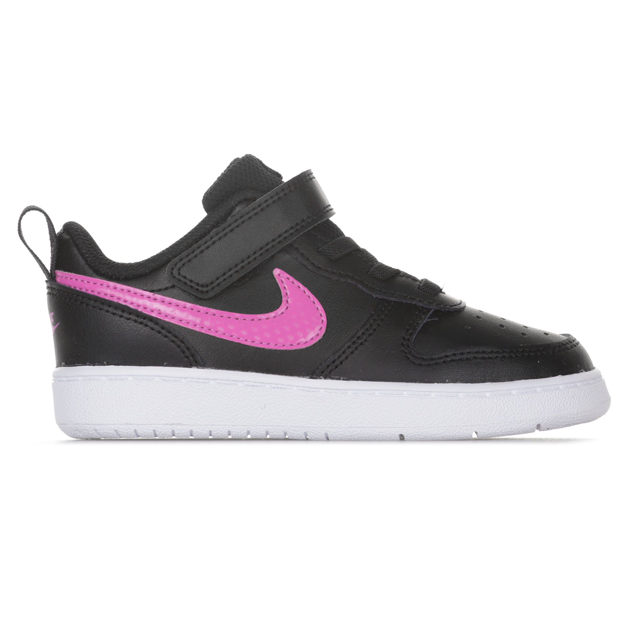 Zapatillas de Paseo Court Borough Bebé Negro - Fútbol Factory